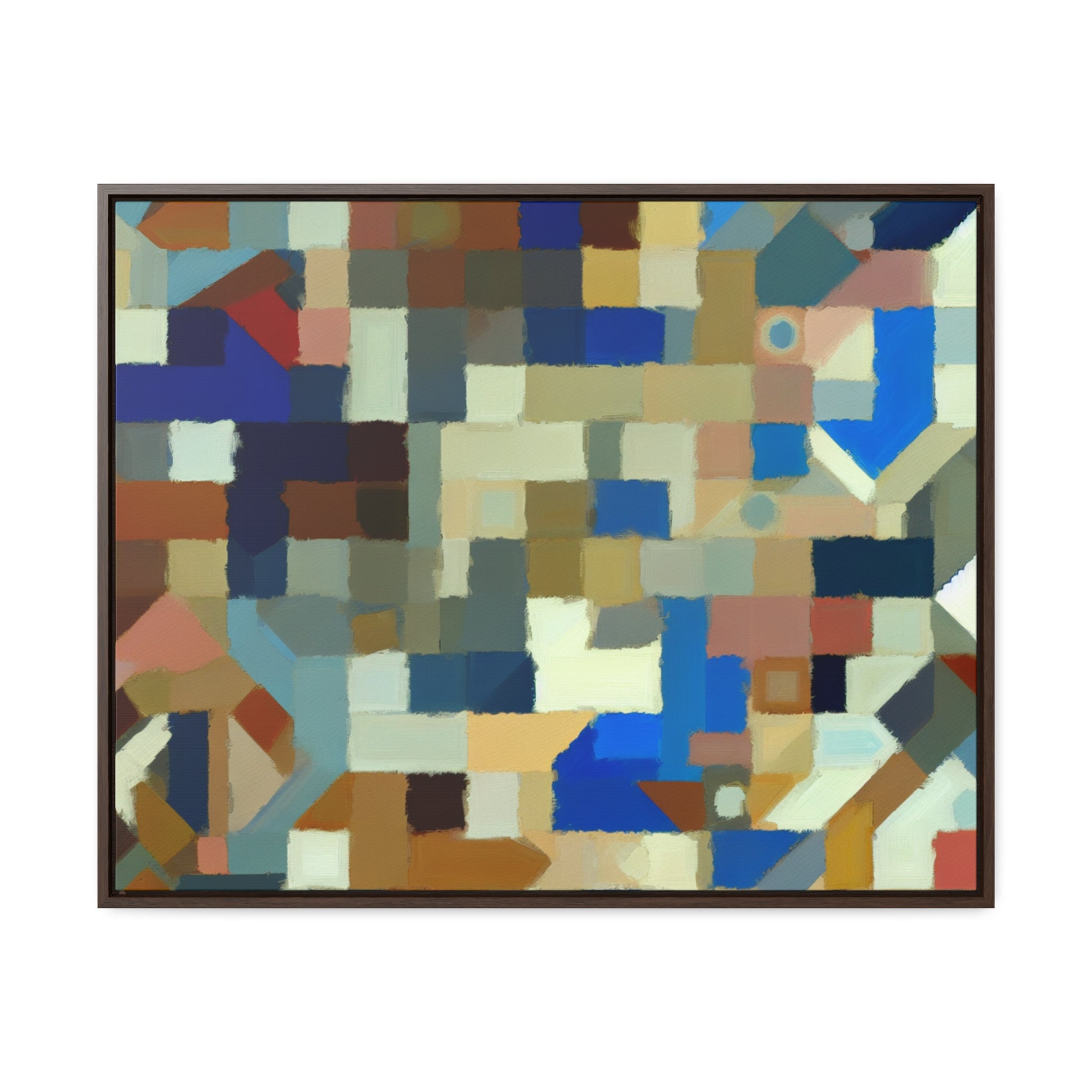 Fractured Symphony of Color | Framed Canvas