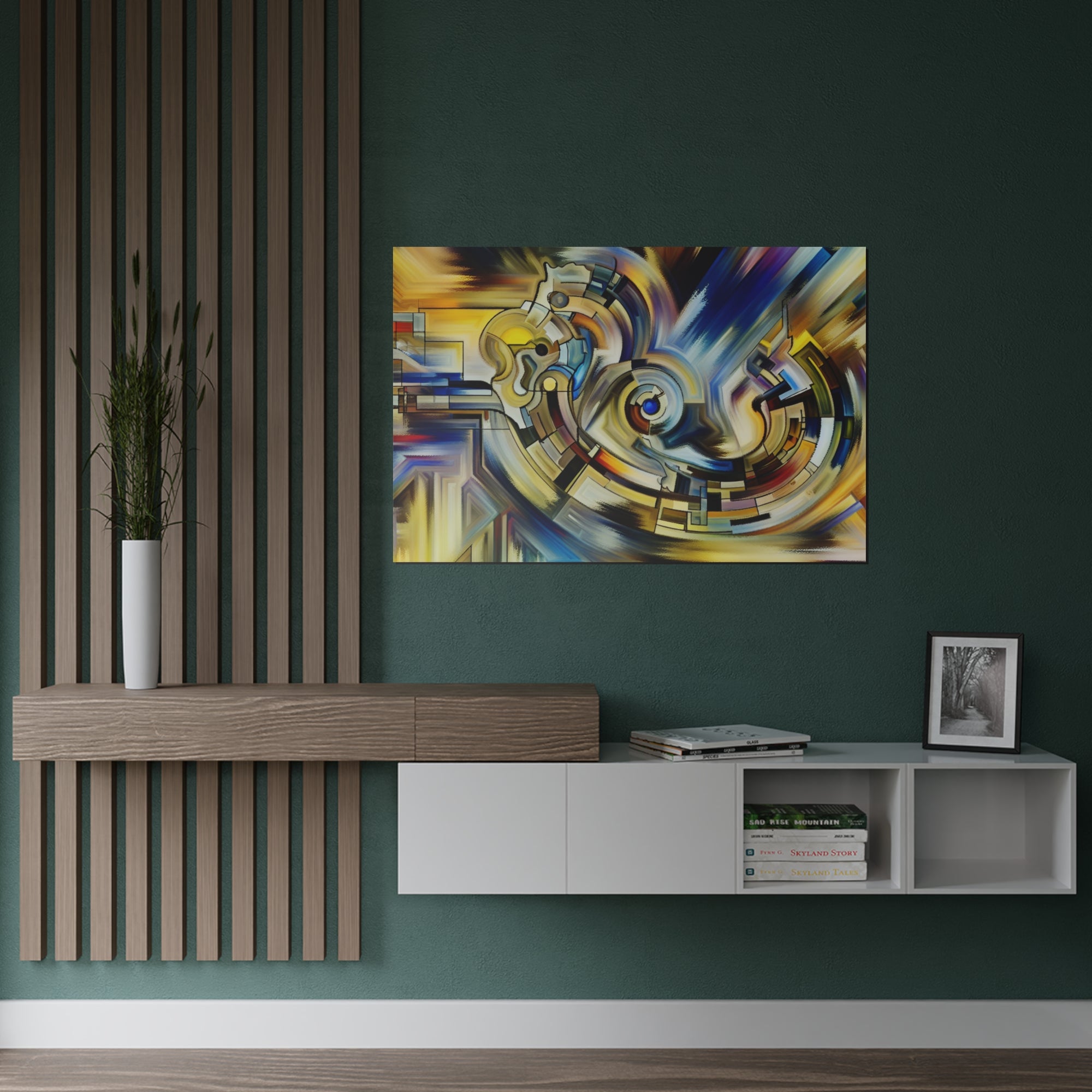 Kinetic Symphony of Chaos | Satin Print