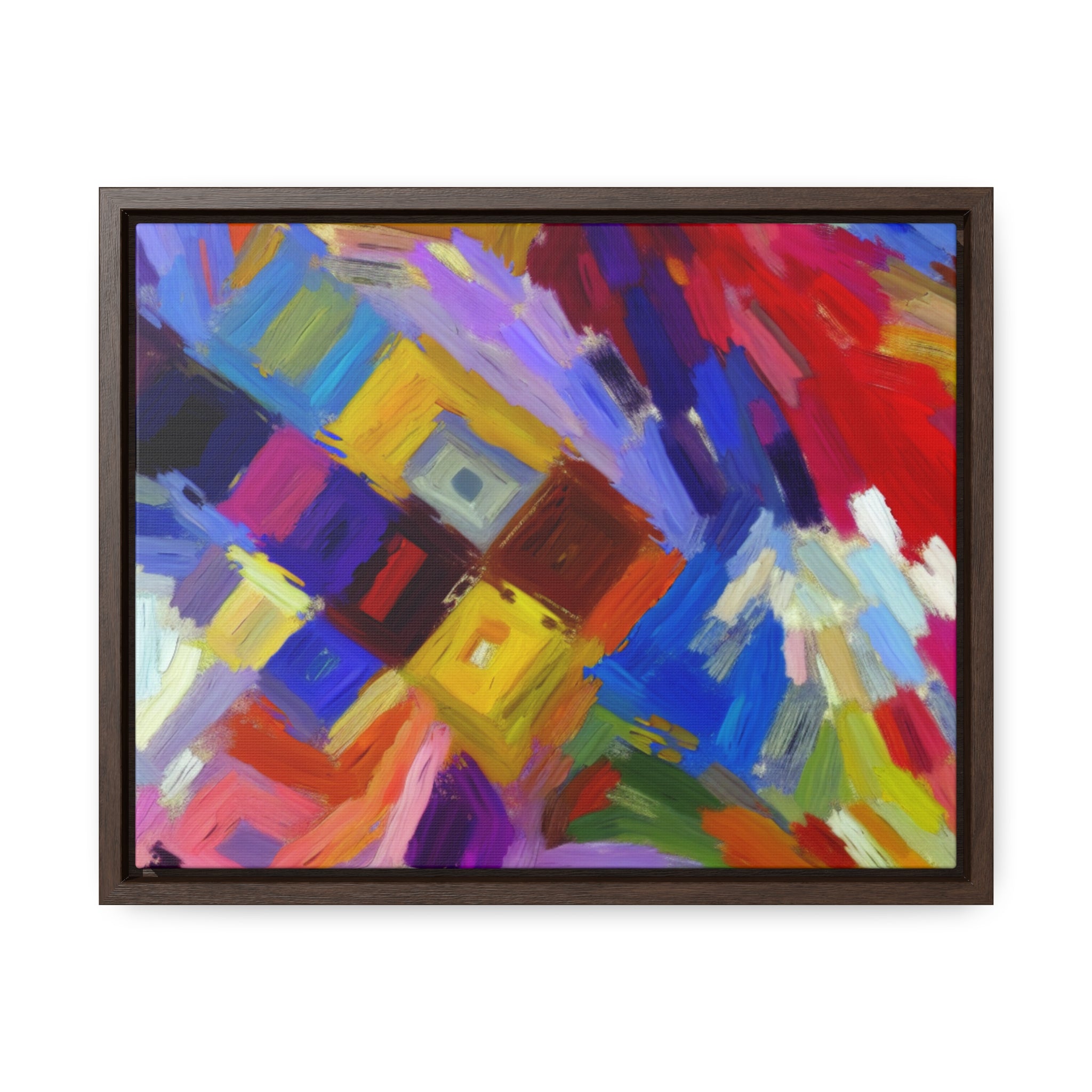 Chromatic Serenade | Framed Canvas