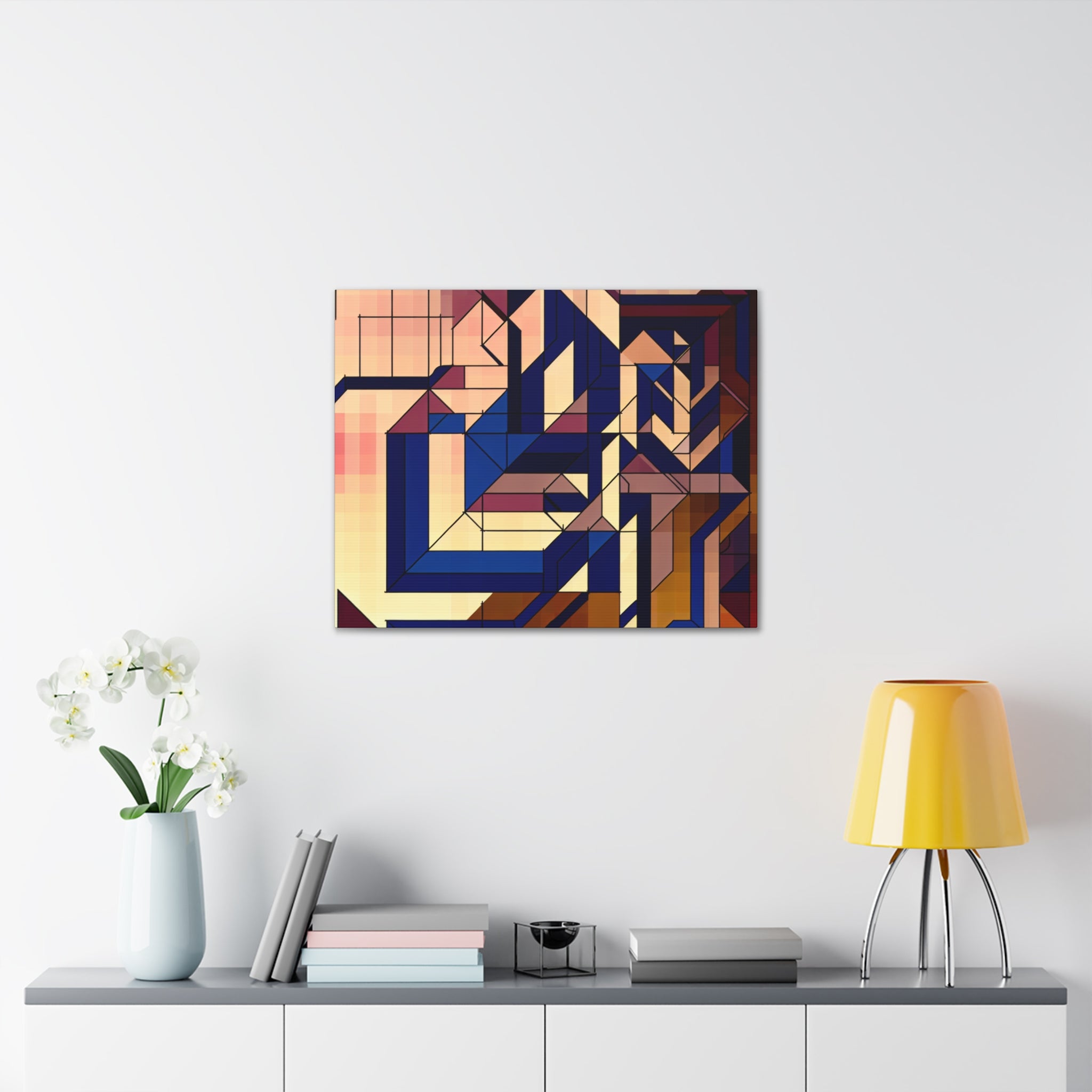 Fluid Geometry and Harmony | Canvas