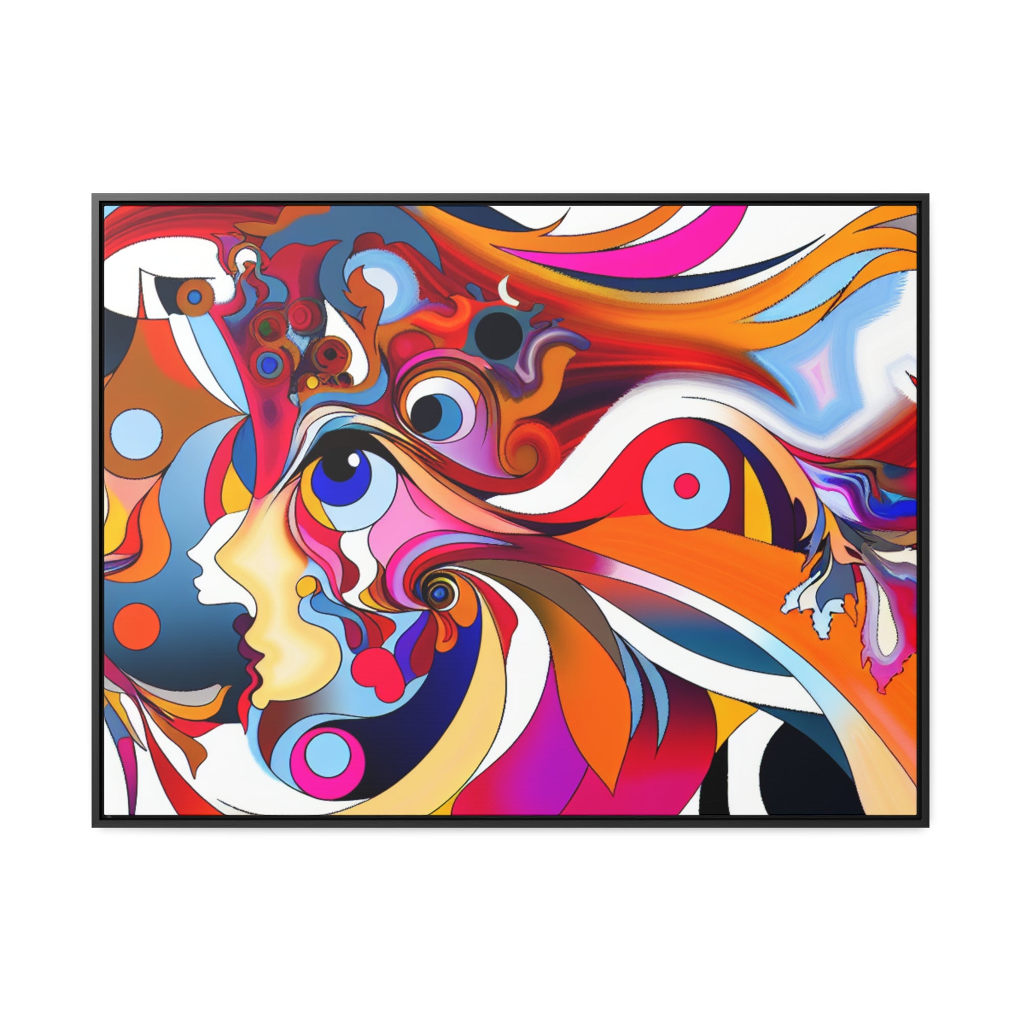 Chroma Dreamscape Fusion | Framed Canvas