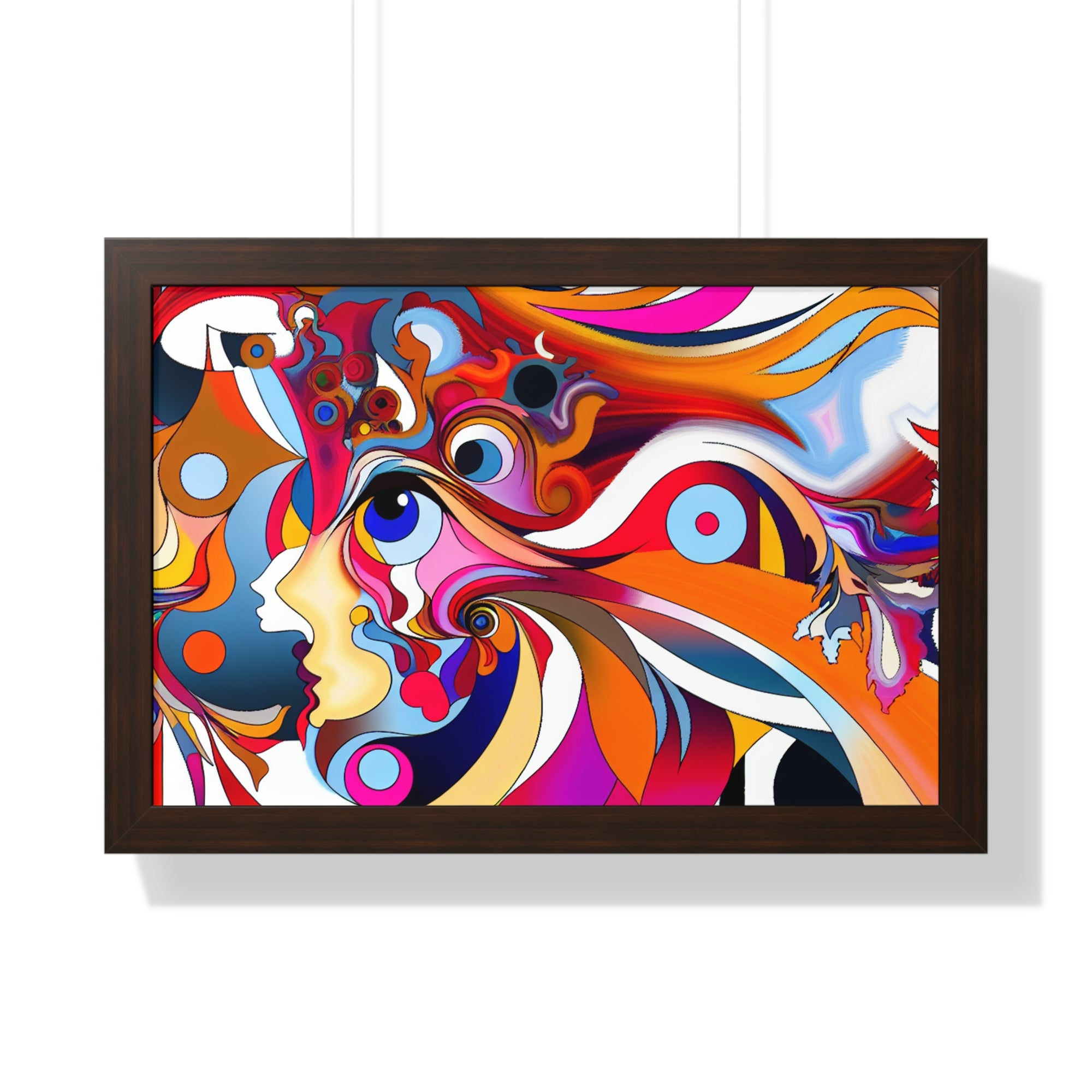 Chroma Dreamscape Fusion | Framed Print