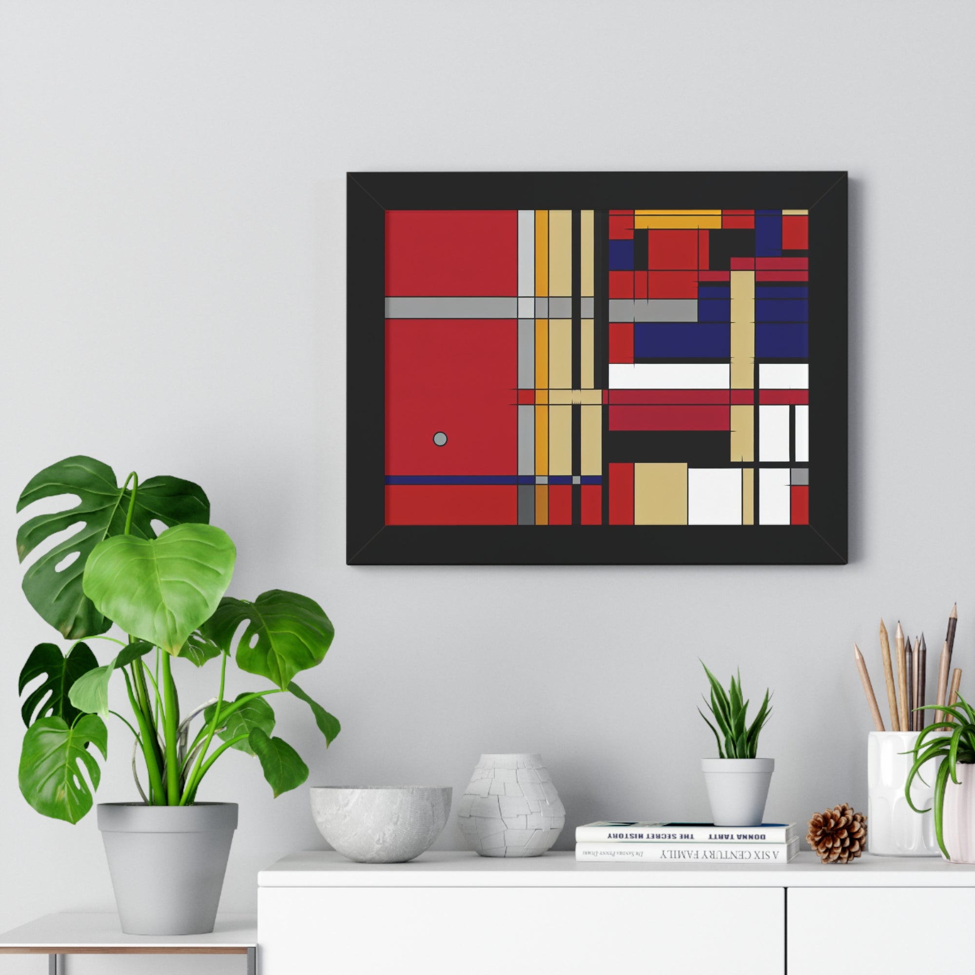 Dynamic Harmony of Shapes | Framed Print