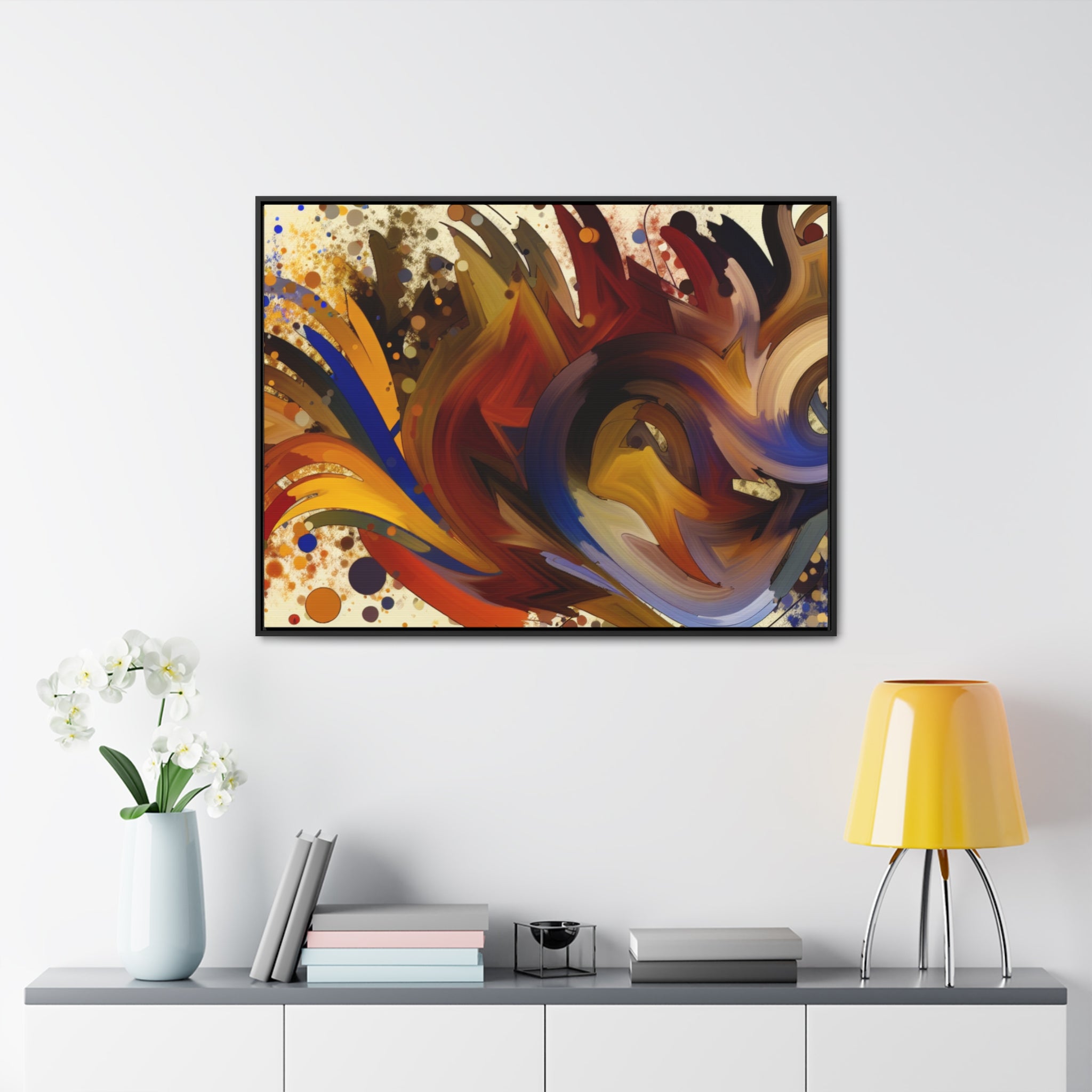 Primal Energies Unleashed | Framed Canvas