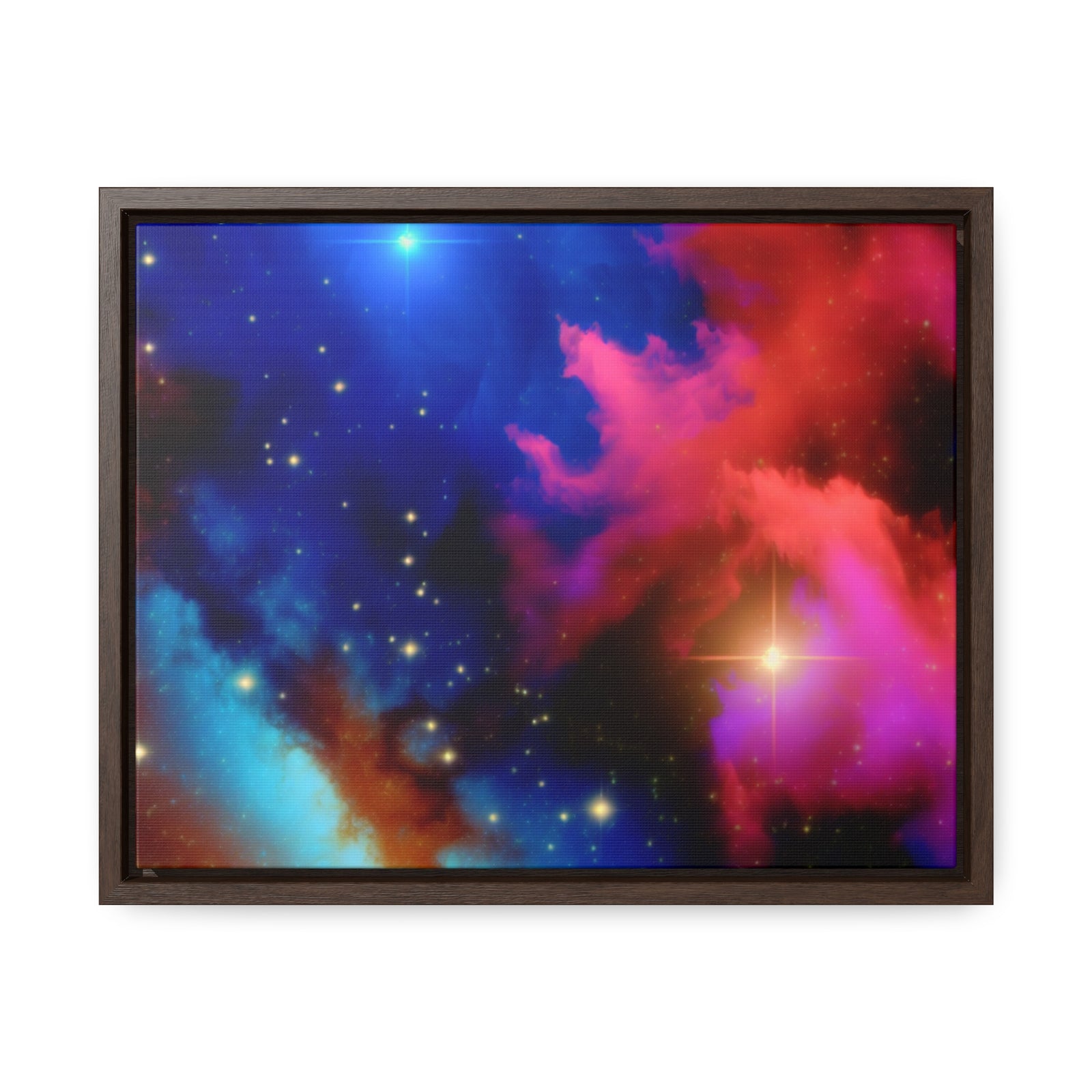 Celestial Whirl and Daze | Framed Canvas