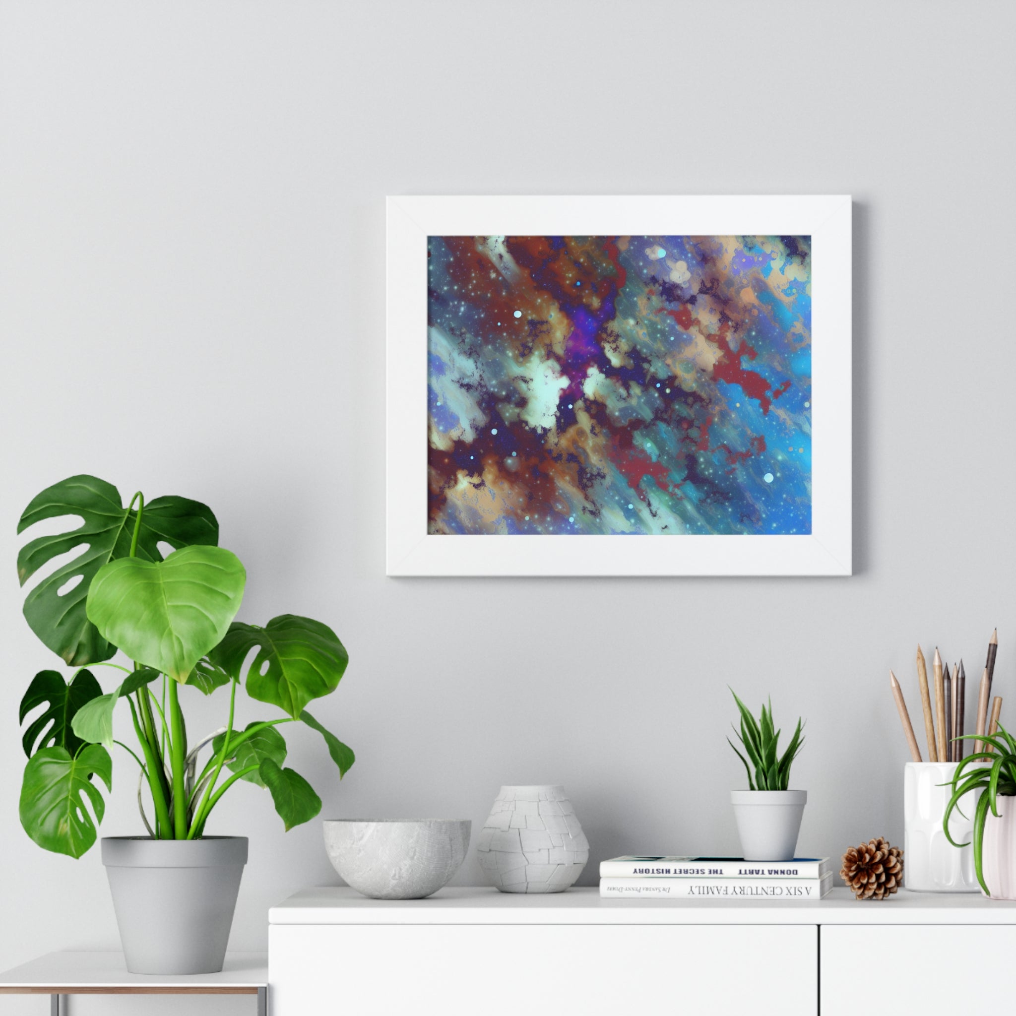 Stellar Whispers and Cosmic Dreams | Framed Print