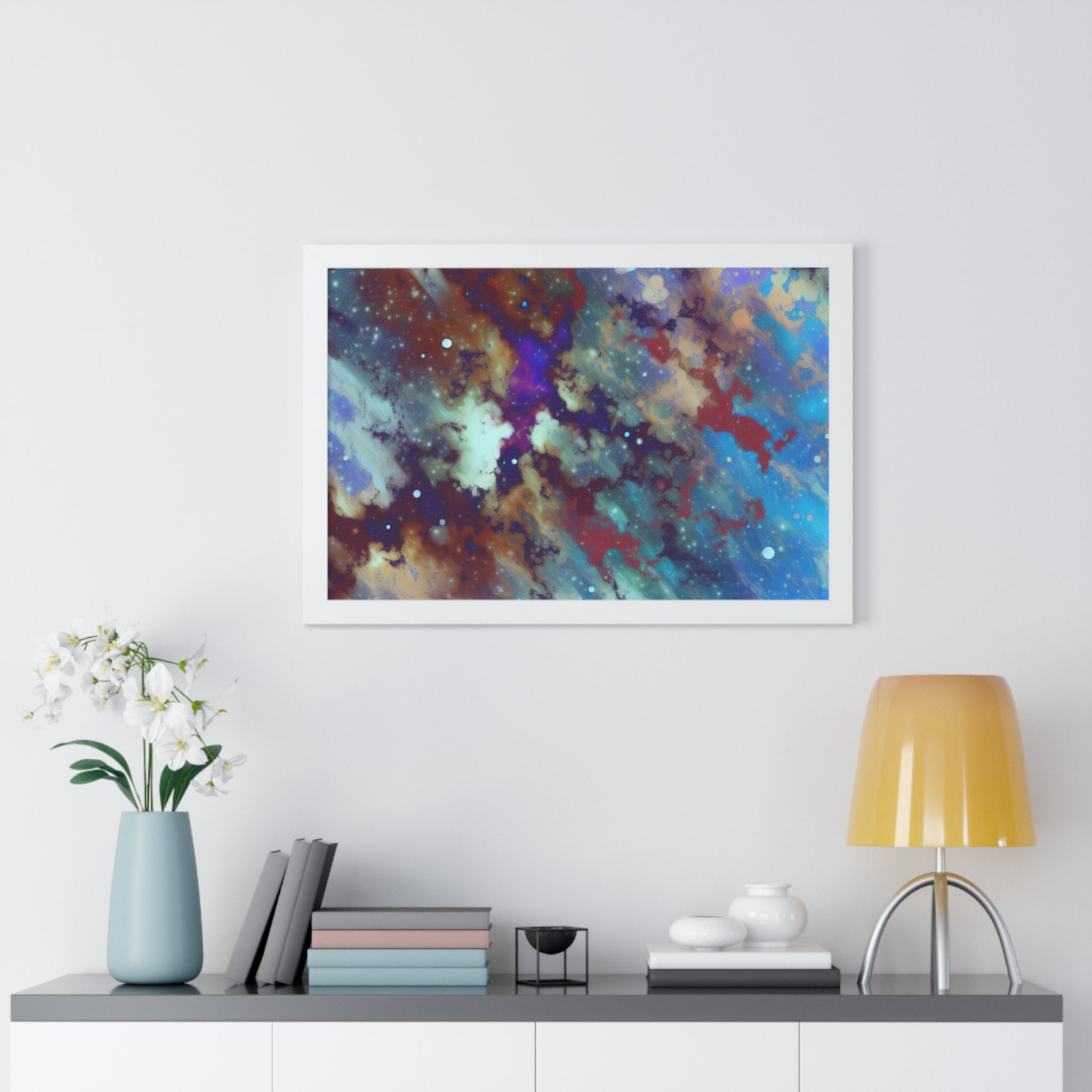 Stellar Whispers and Cosmic Dreams | Framed Print