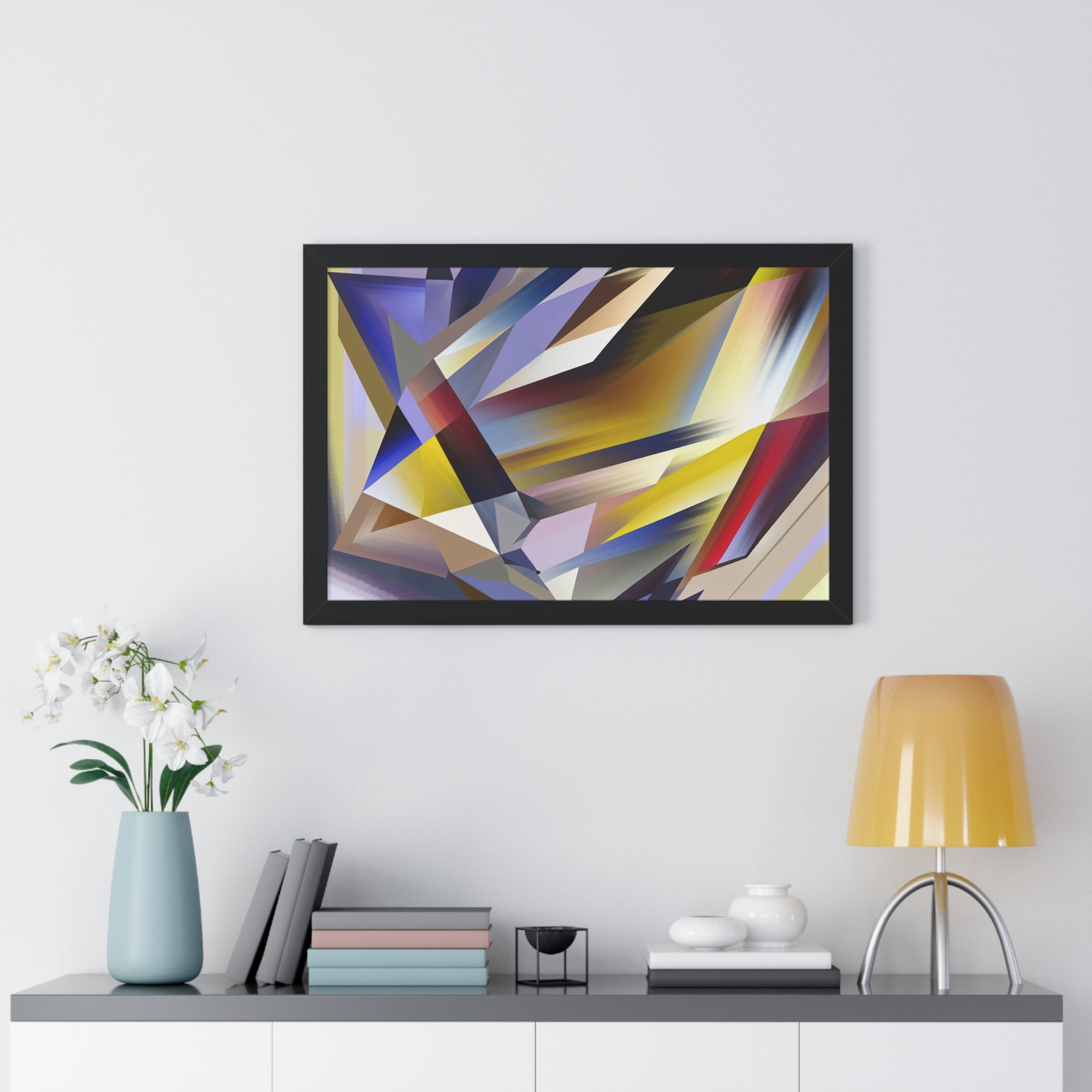 Velocity and Color Harmony | Framed Print