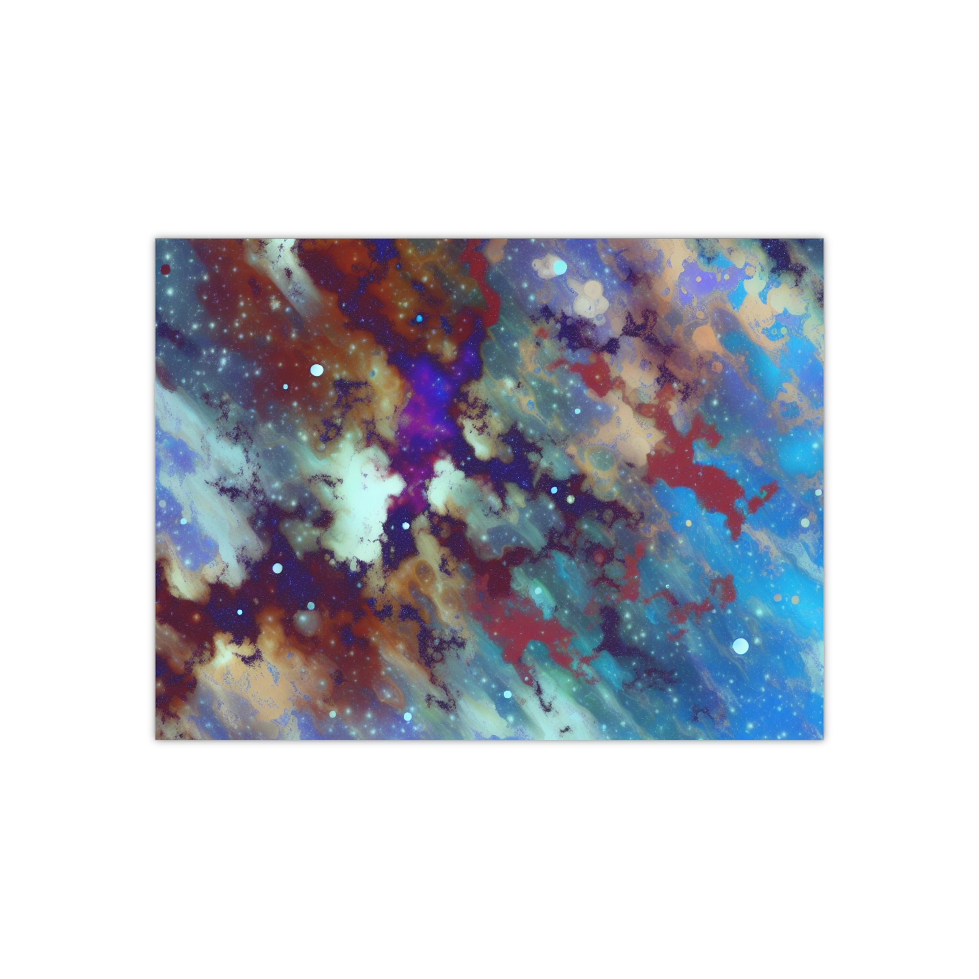 Stellar Whispers and Cosmic Dreams | Satin Print