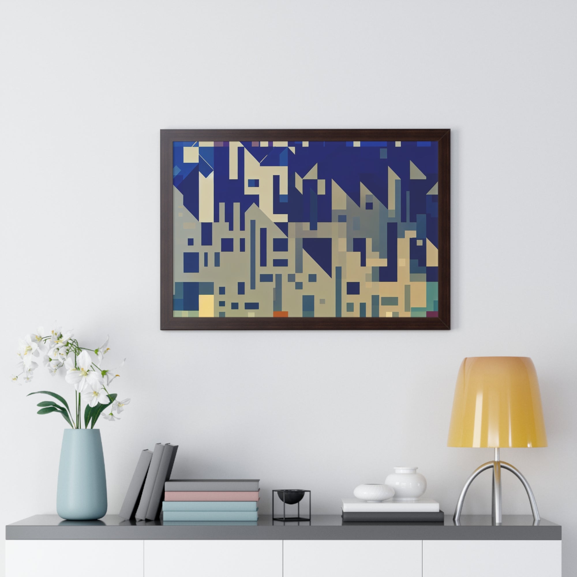 Urban Echoes and Silhouettes | Framed Print