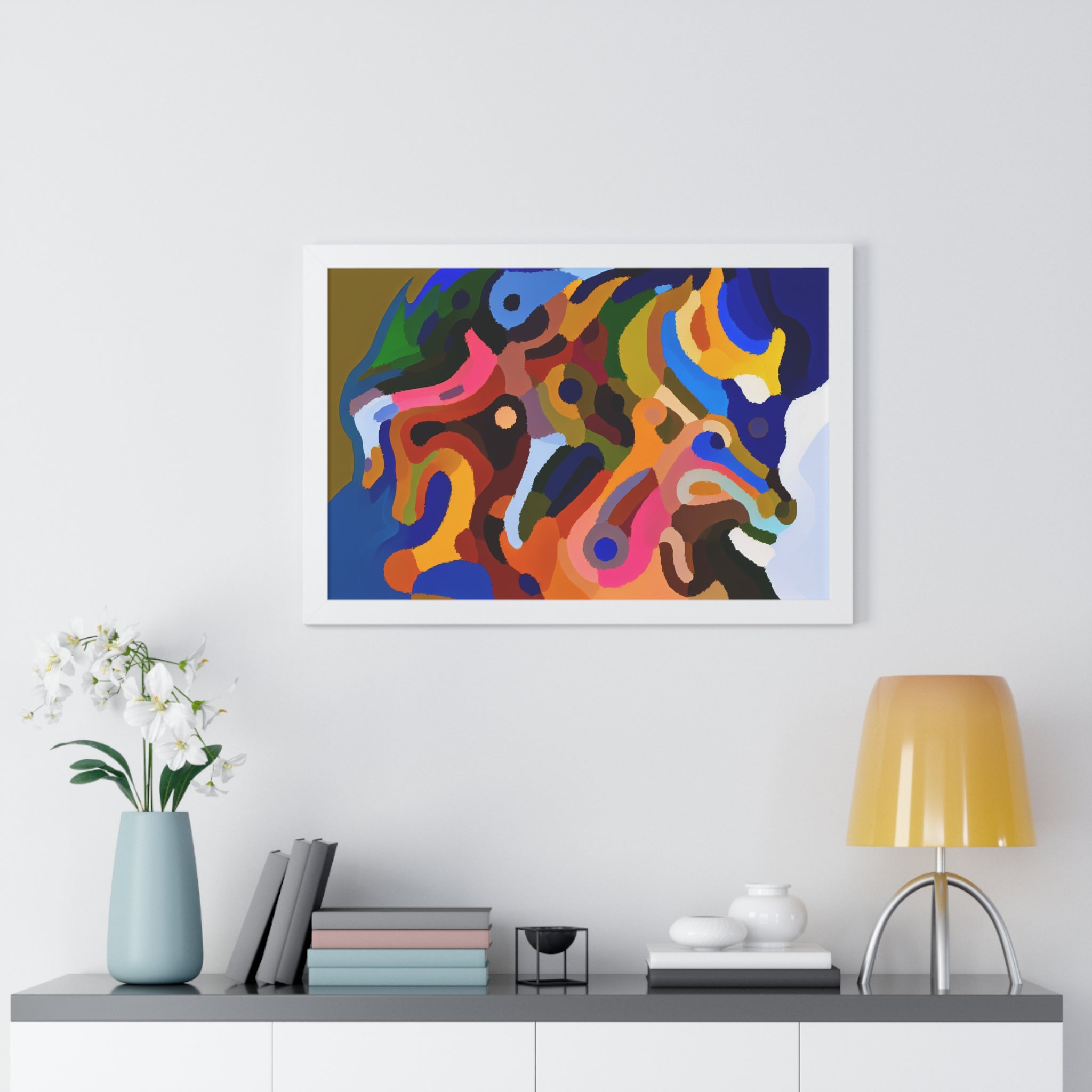 Primal Whispers of Motion | Framed Print