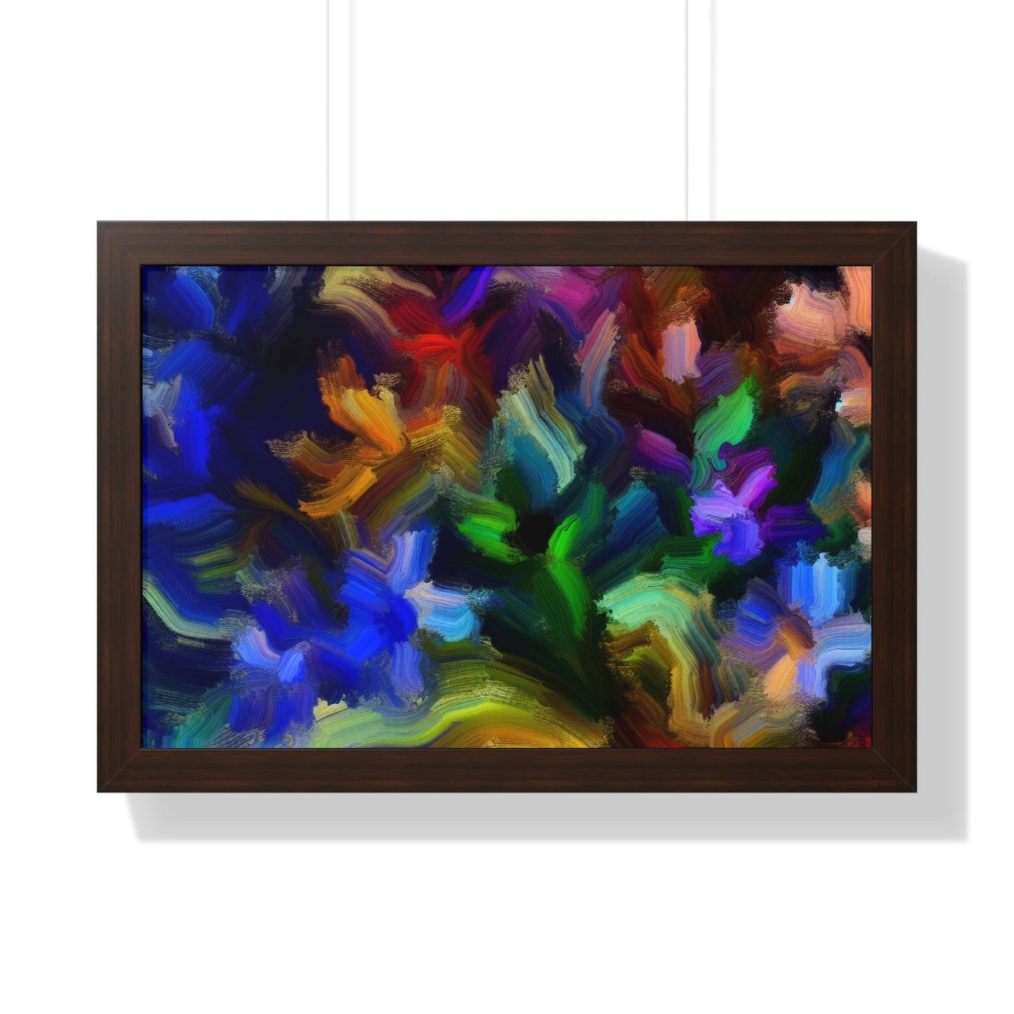 Vibrant Whispers of Flora | Framed Print