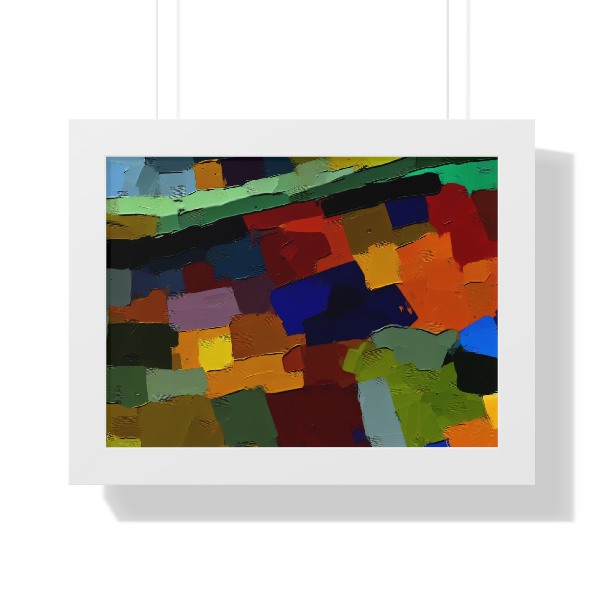 Chromatic Drift and Depth | Framed Print