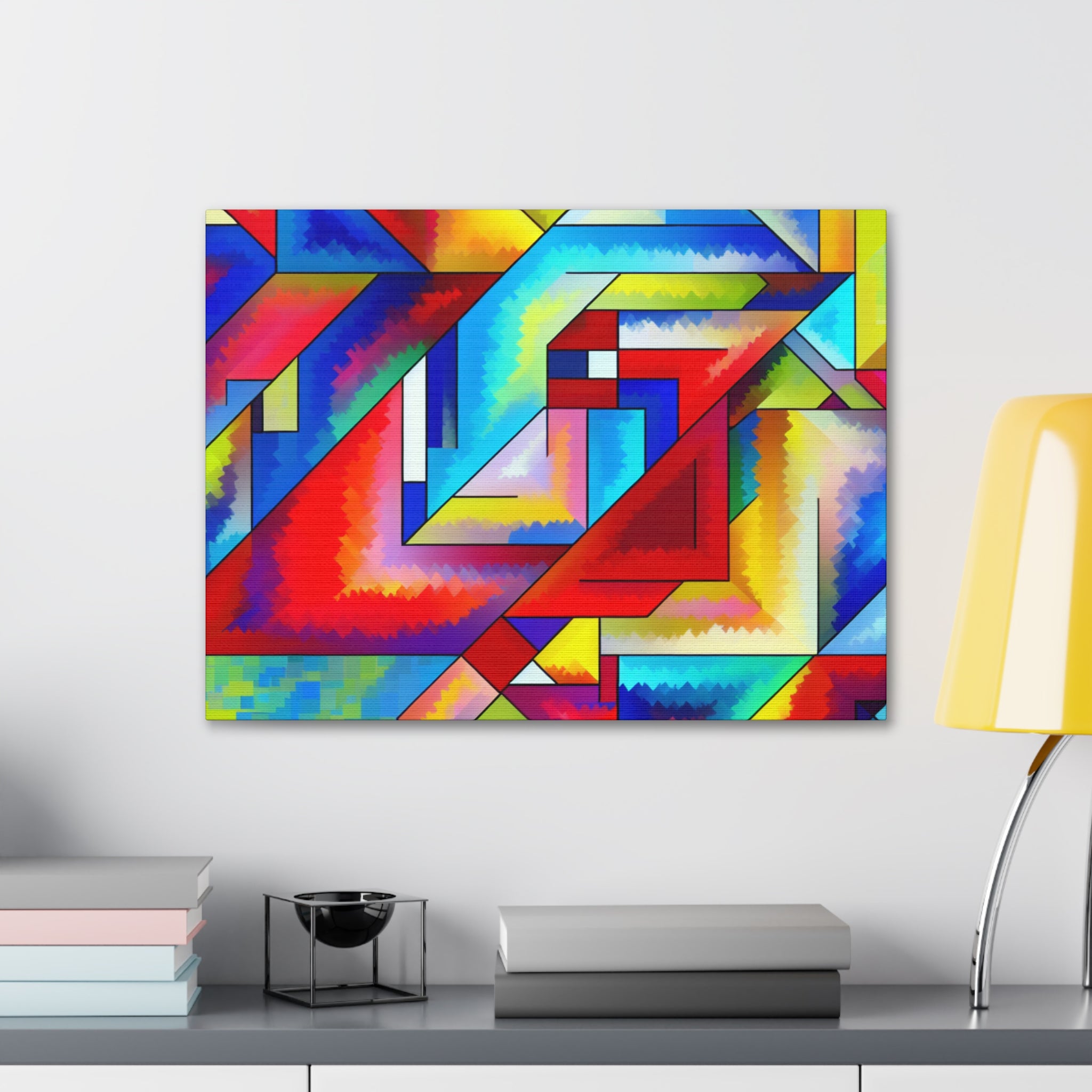 Energetic Harmony in Shapes | Canvas