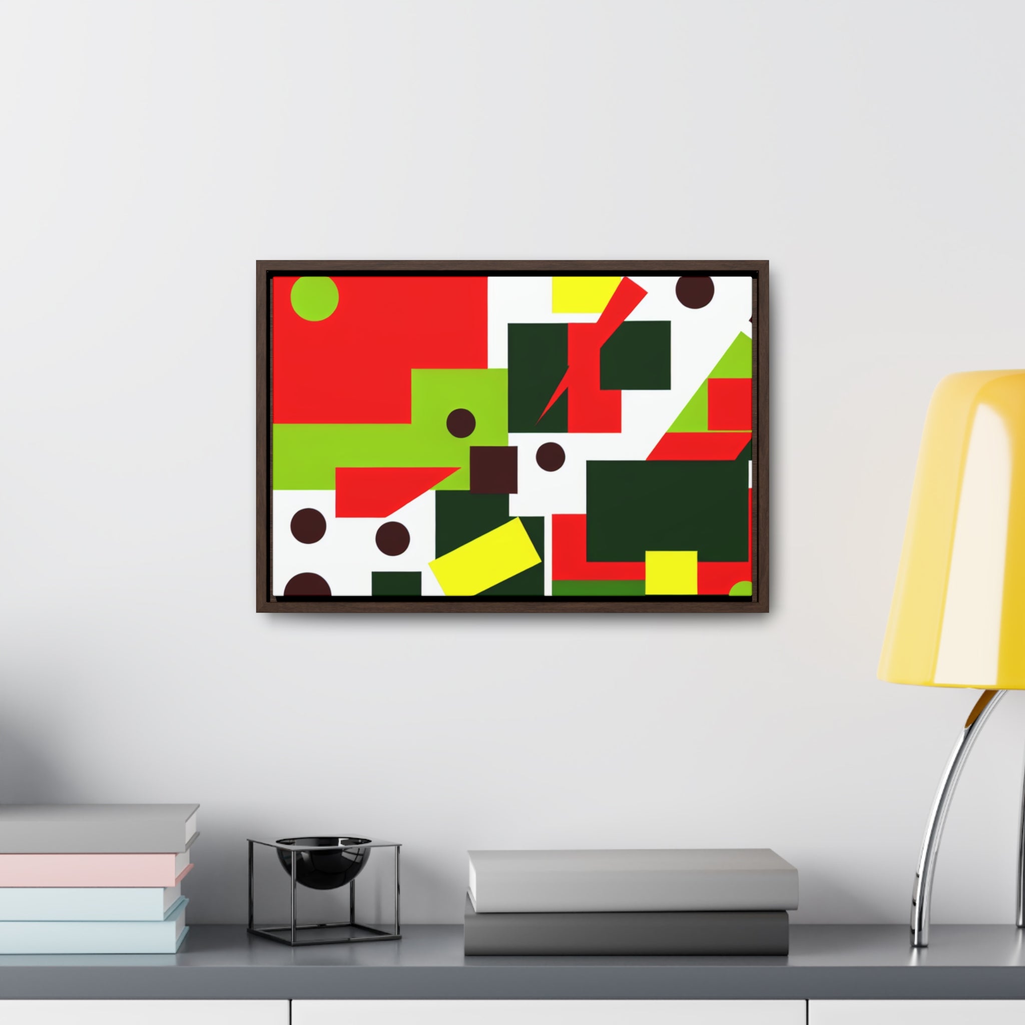 Chromatic Chaos and Order | Framed Canvas