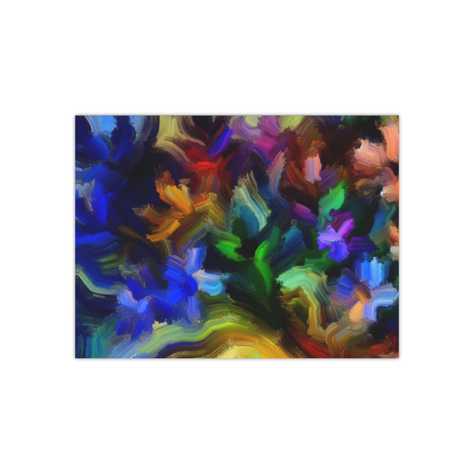 Vibrant Whispers of Flora | Satin Print