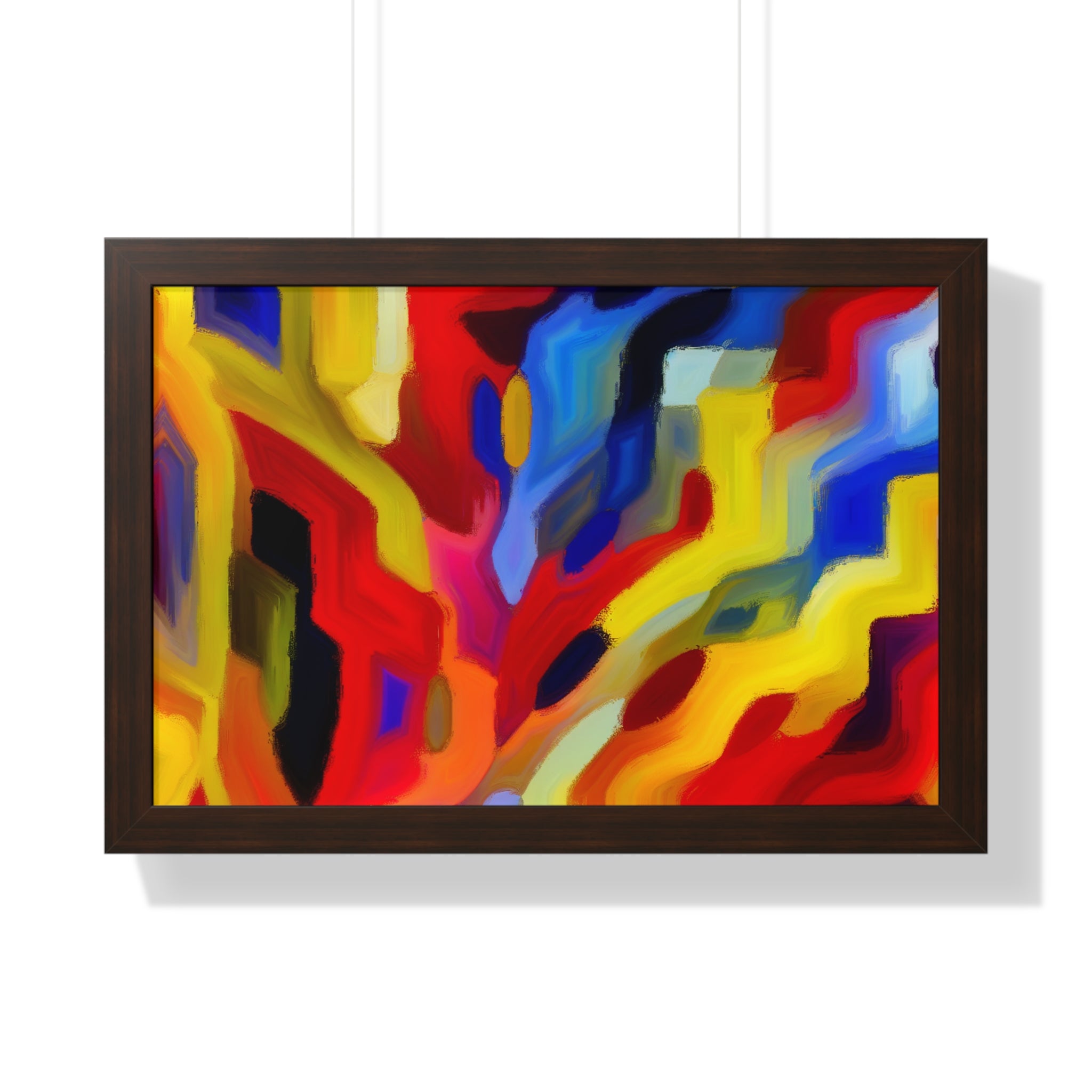 Chromatic Chaos Unveiled | Framed Print