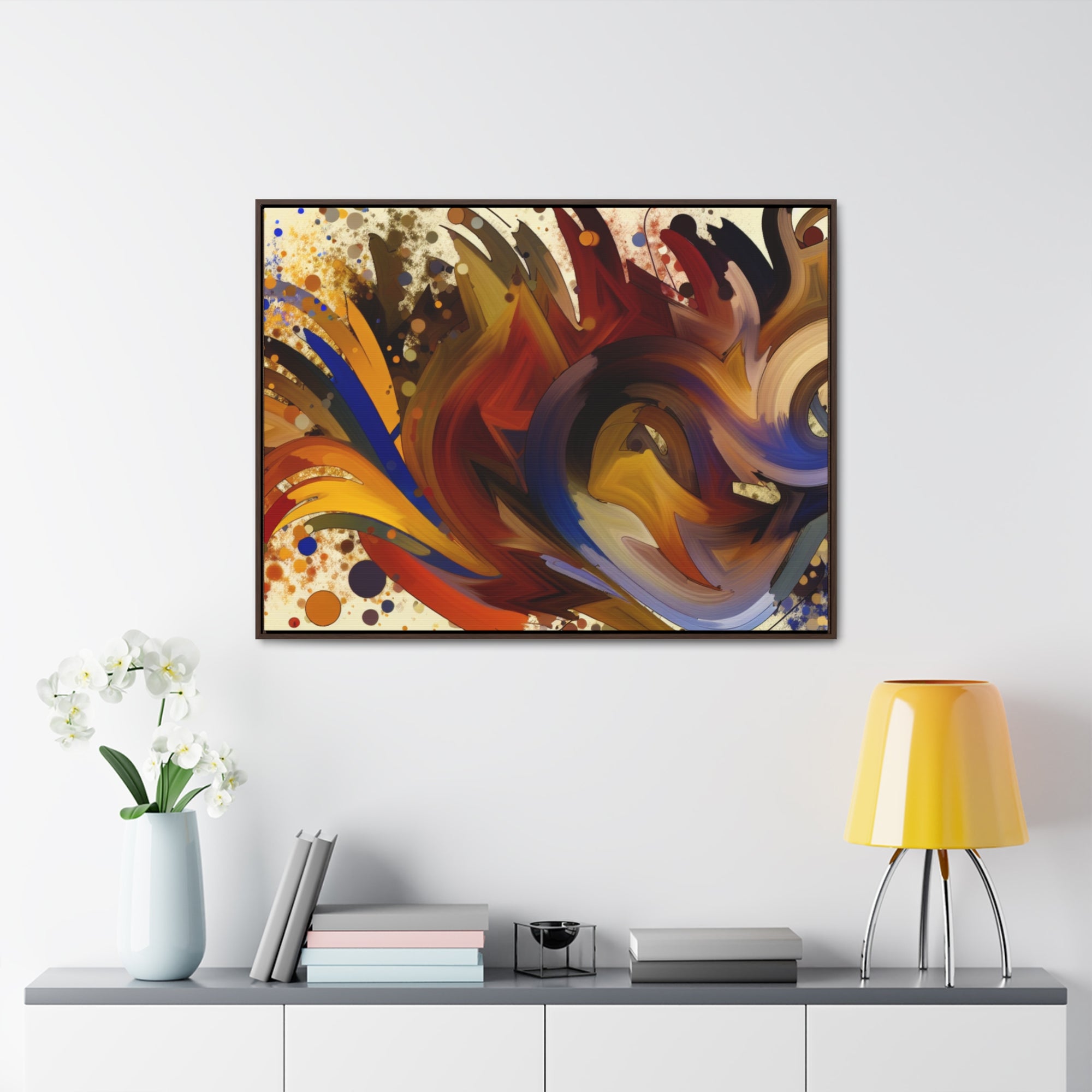 Primal Energies Unleashed | Framed Canvas