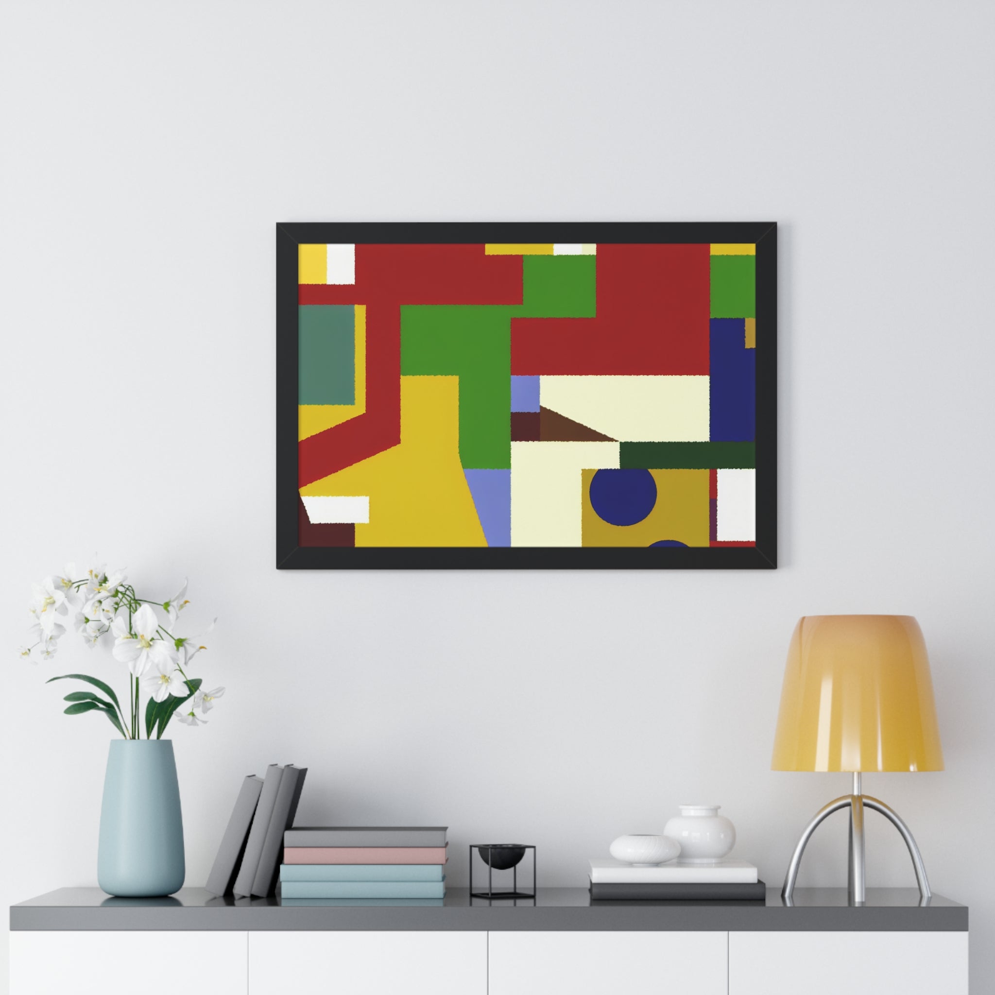 Geometric Harmony Unleashed | Framed Print