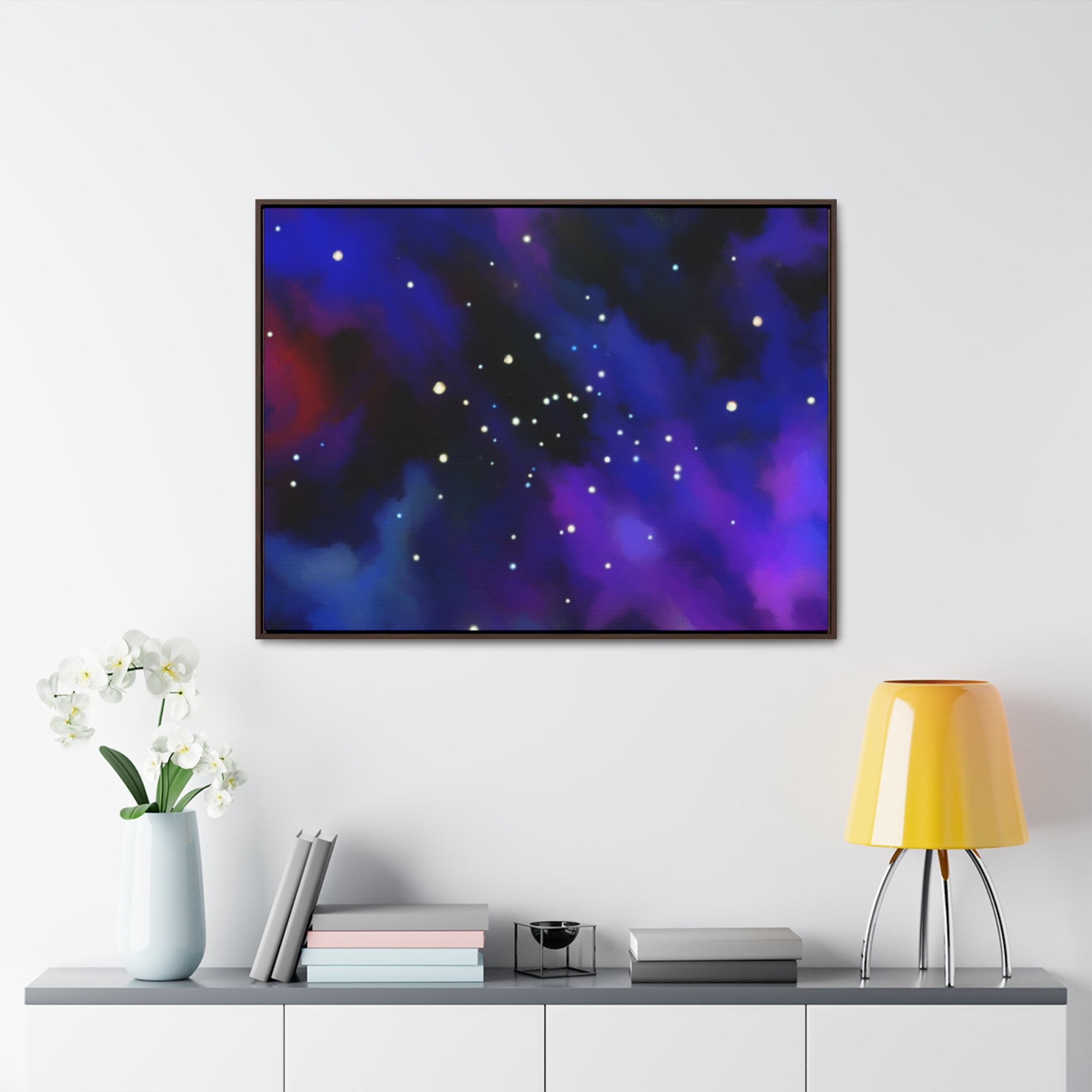 Celestial Whispers and Dreams | Framed Canvas