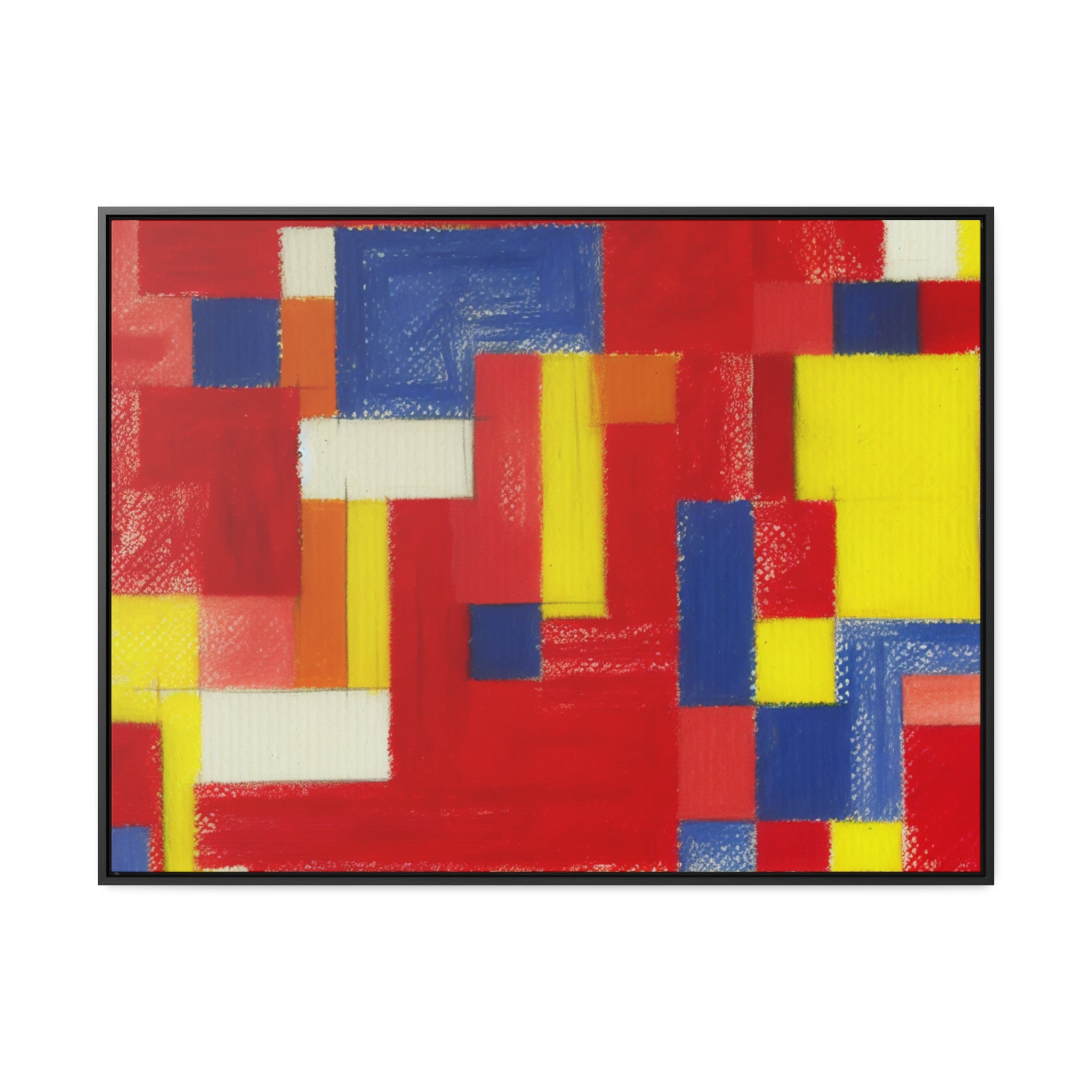 Vibrant Rhythmic Harmony | Framed Canvas