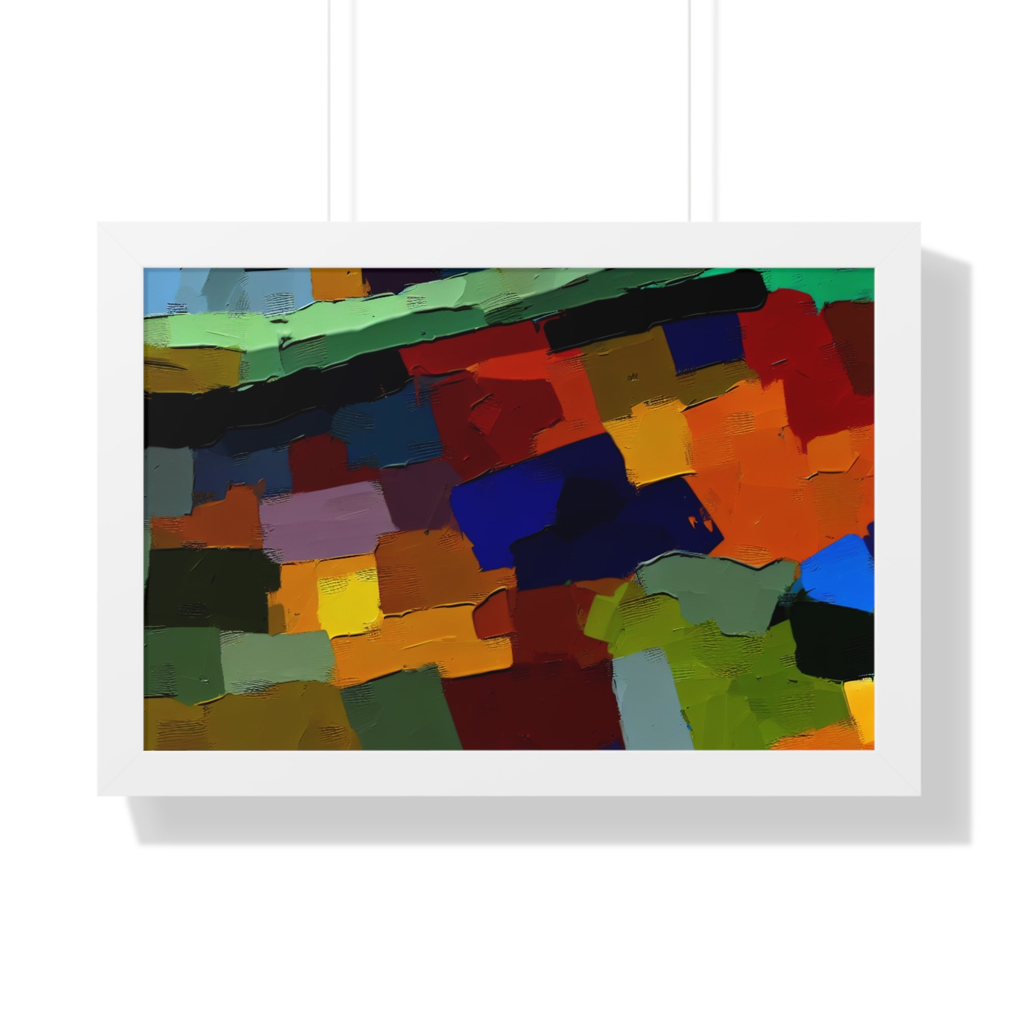 Chromatic Drift and Depth | Framed Print