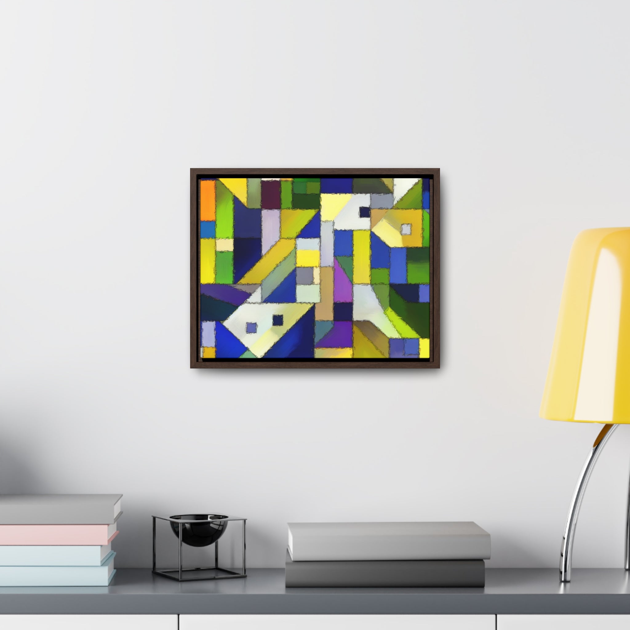 Fractured Harmony and Light | Framed Canvas