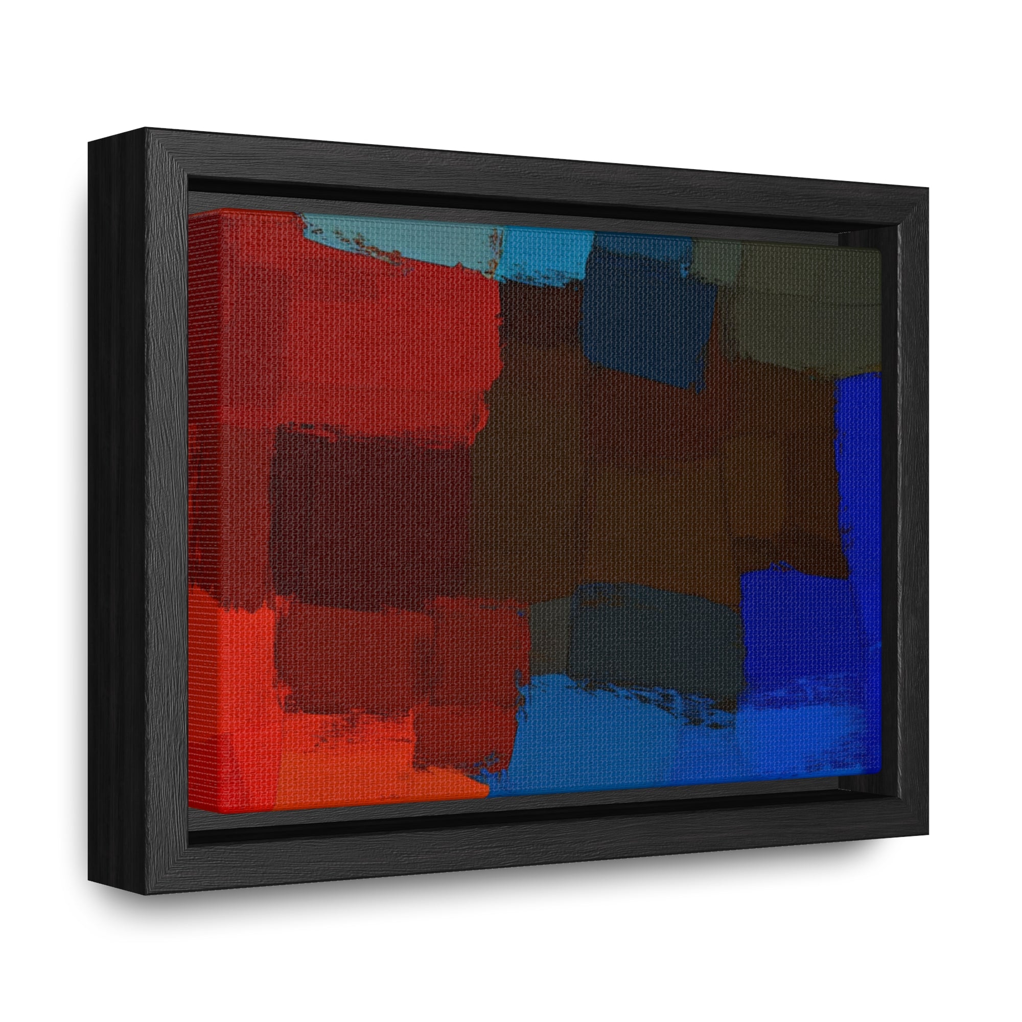 Chromatic Interplay and Duet | Framed Canvas