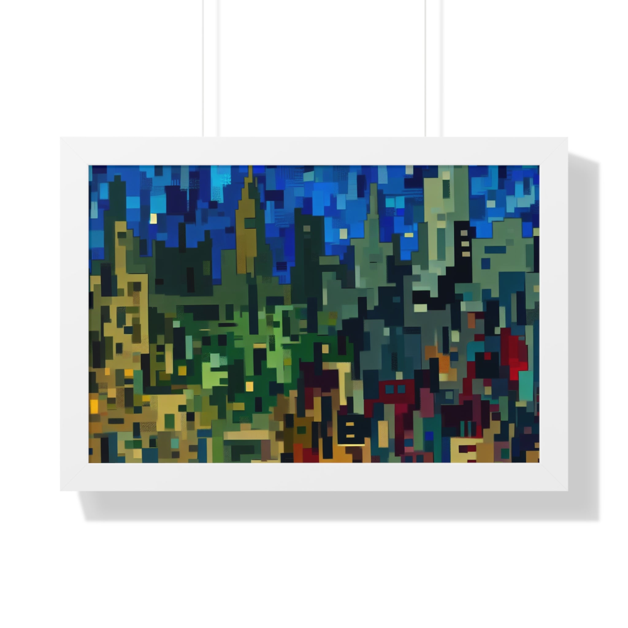 Metalline Urban Reverie | Framed Print