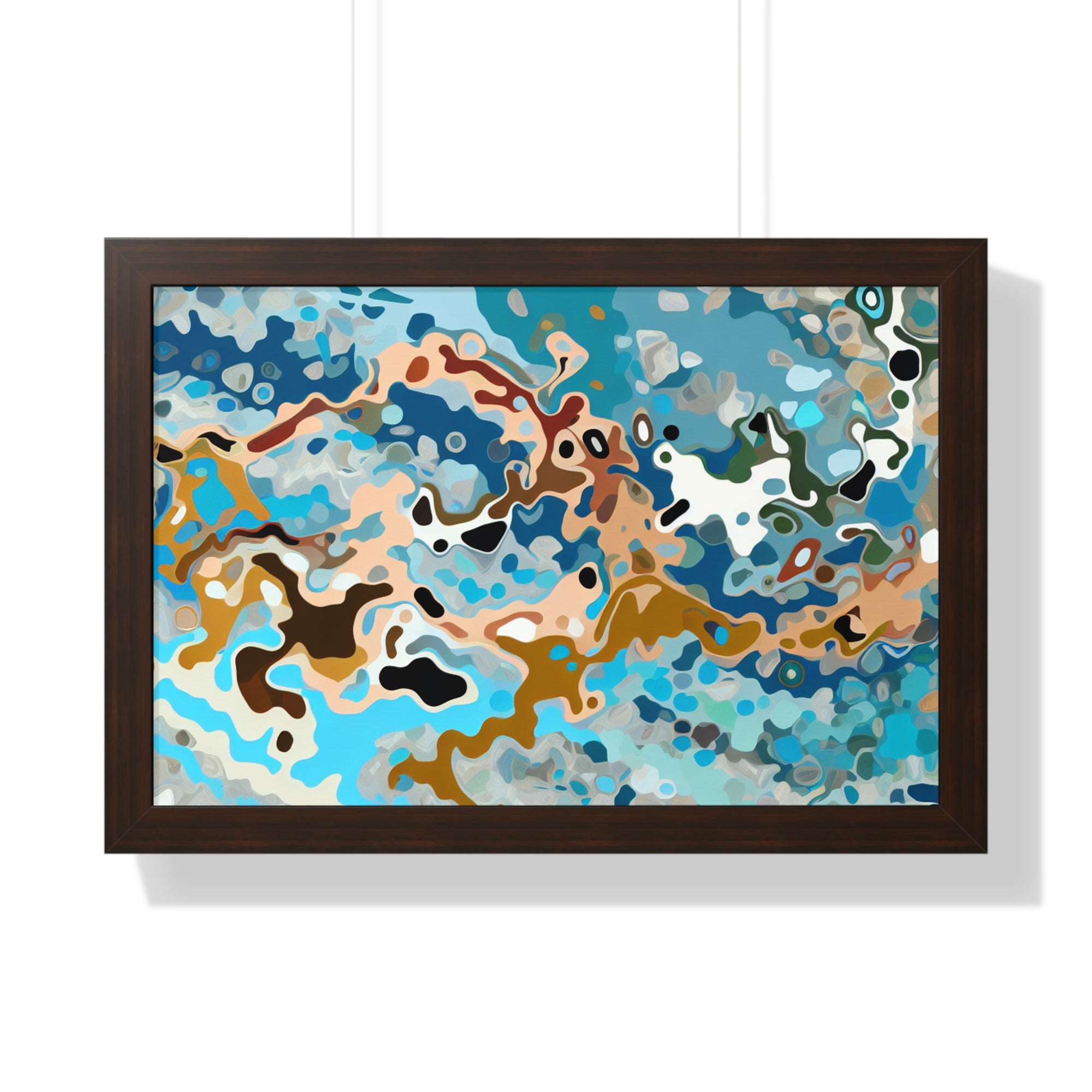 Tidal Whispers and Sands | Framed Print