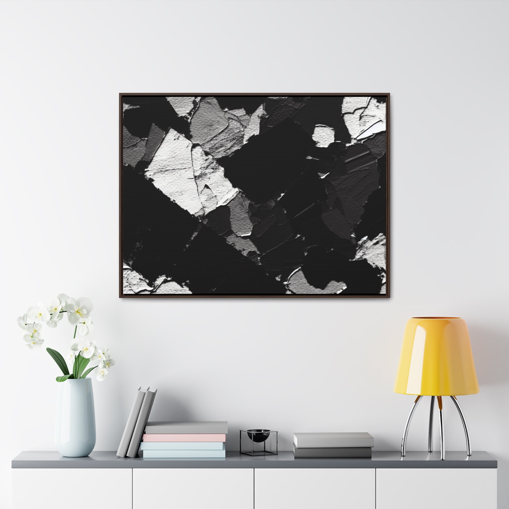 Ebullient Shadows and Light | Framed Canvas