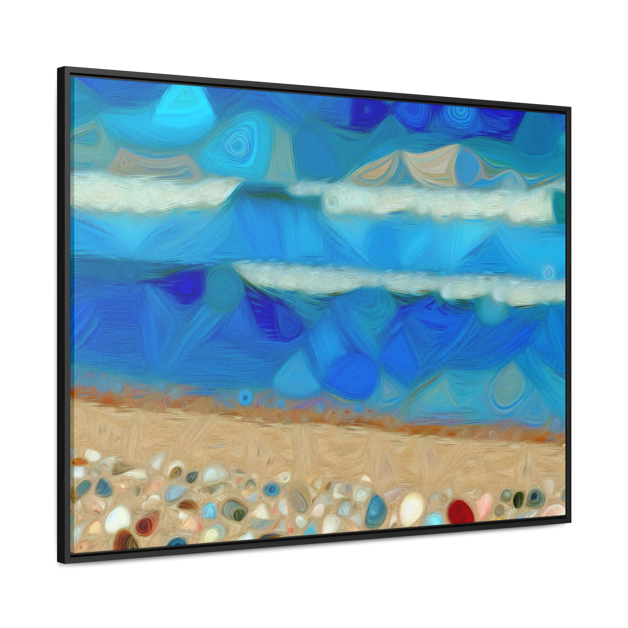 Whispers of Tidal Serenity | Framed Canvas