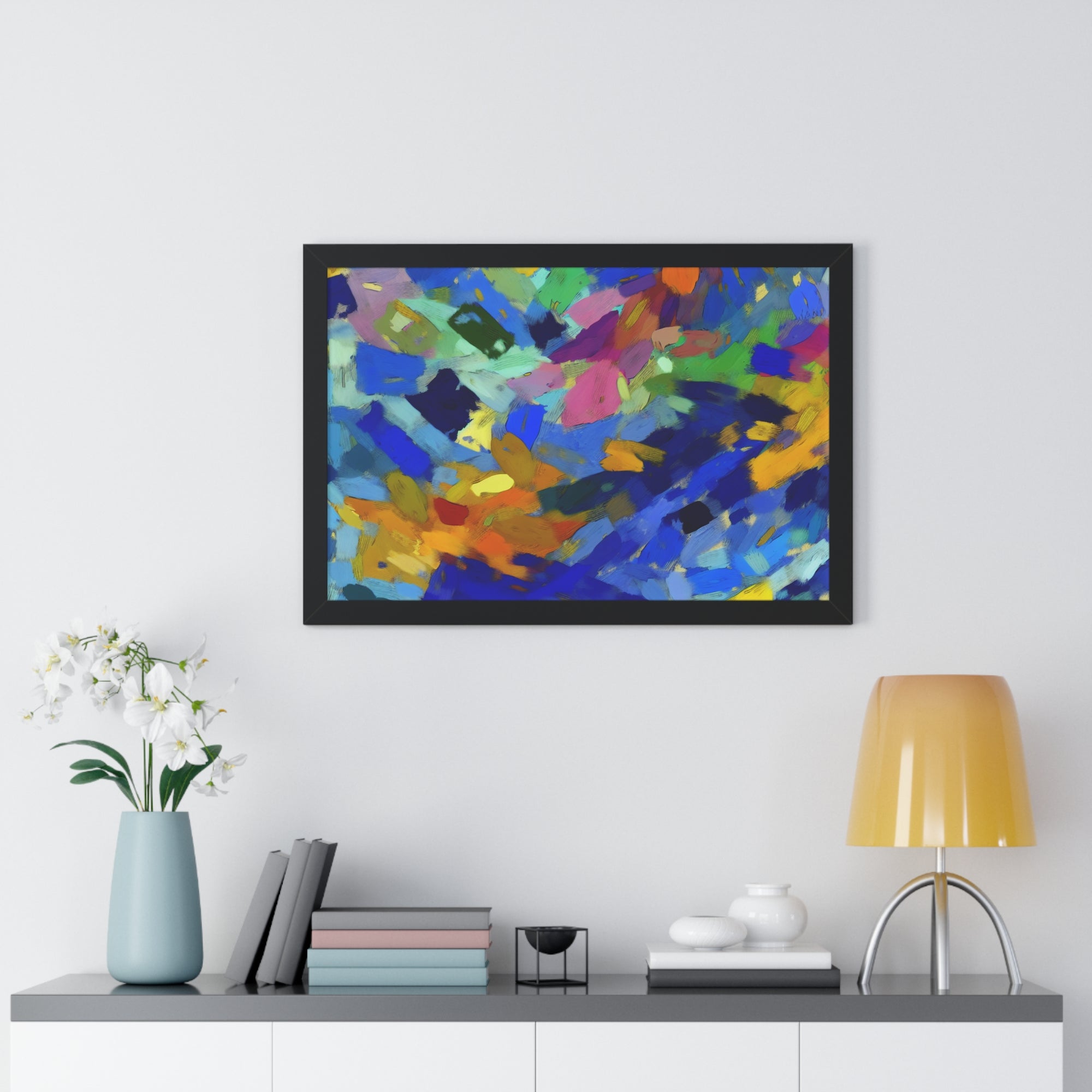 Elysian Whirl and Drift | Framed Print