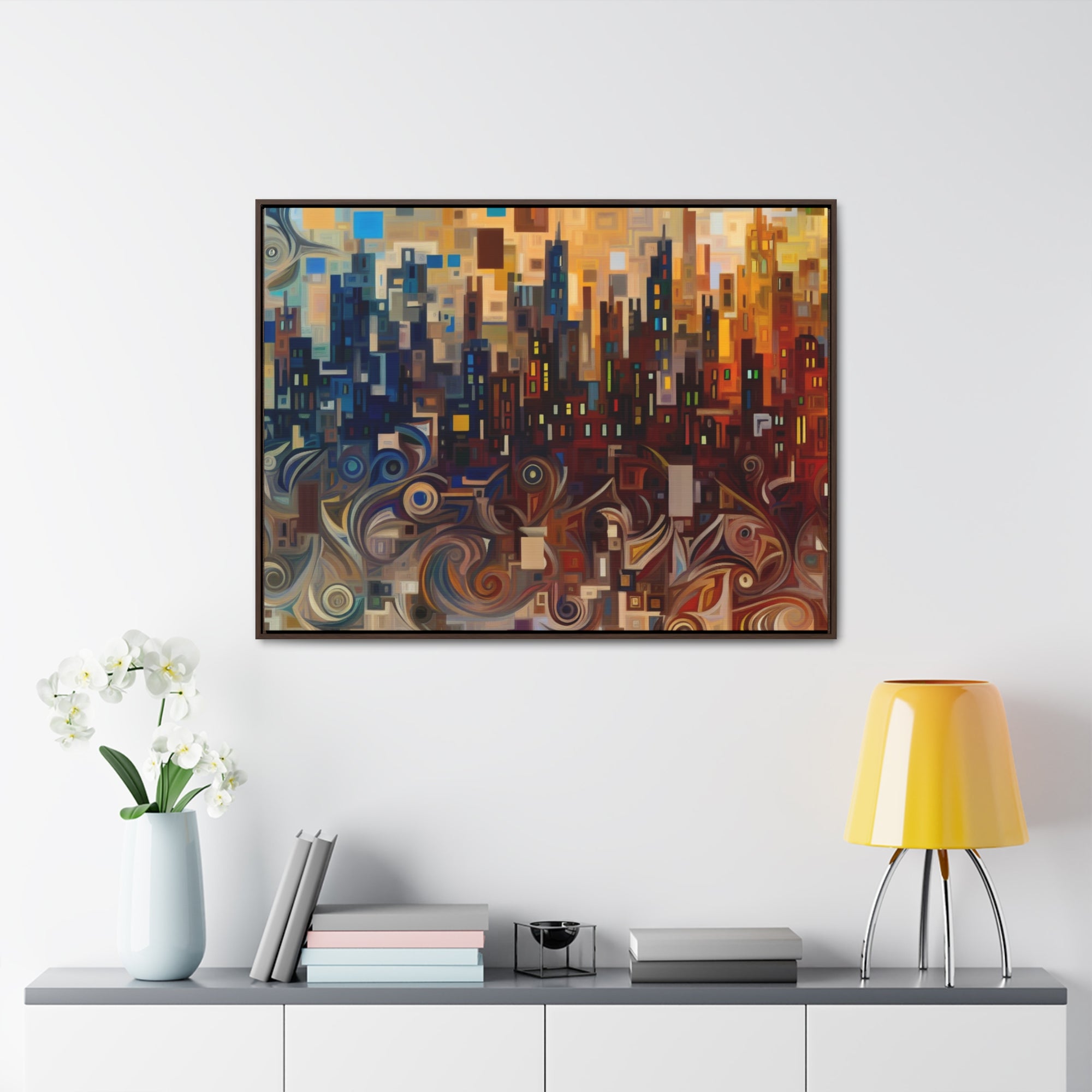 Metropolitan Rhythm | Framed Canvas