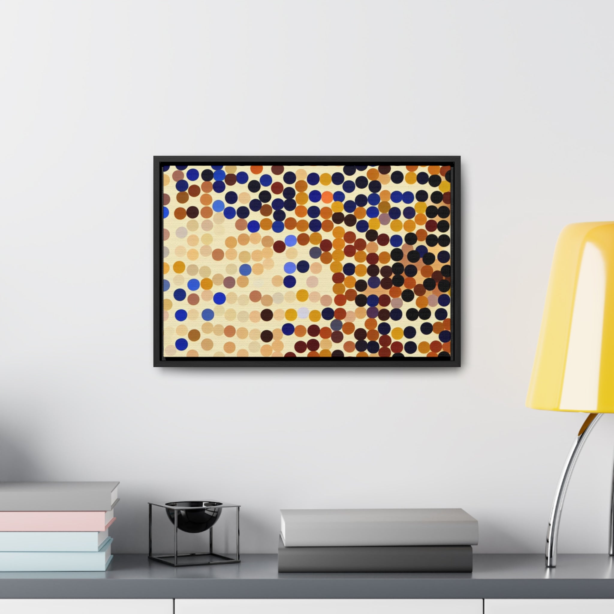 Whispers of Circles | Framed Canvas