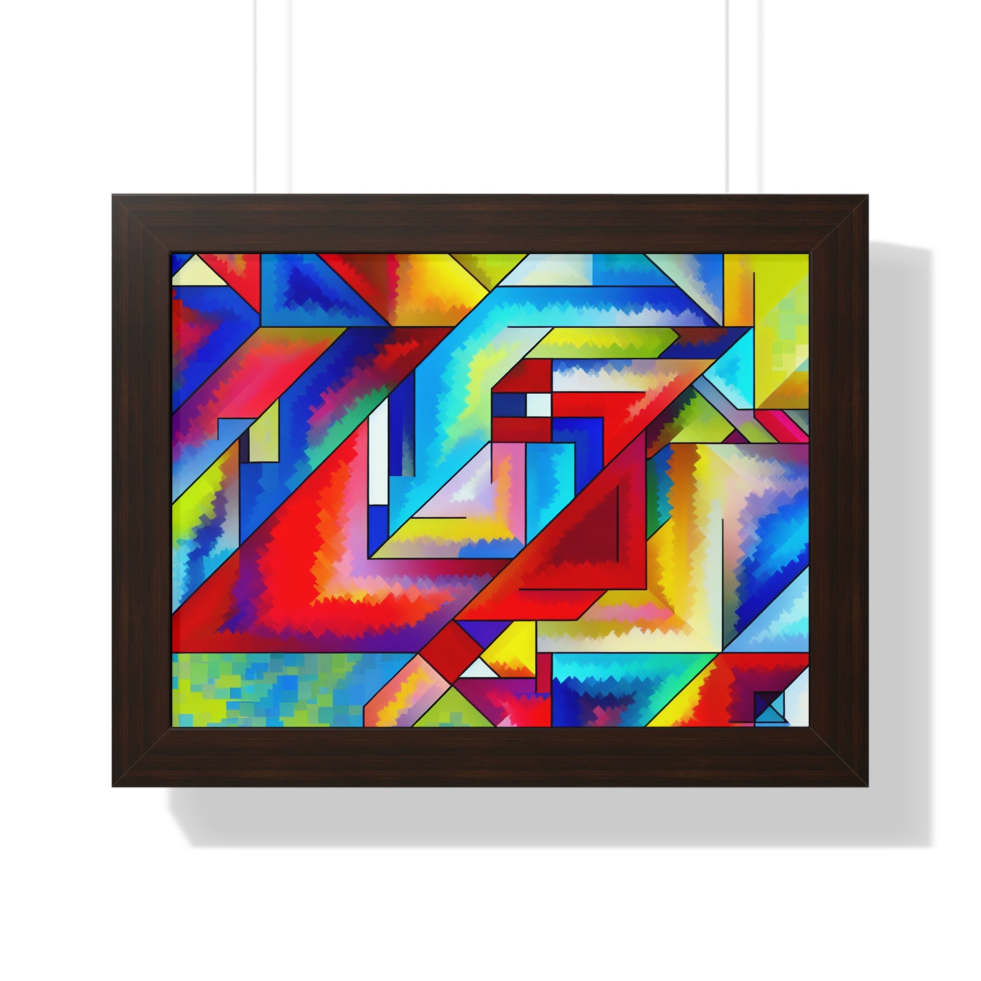 Energetic Harmony in Shapes | Framed Print