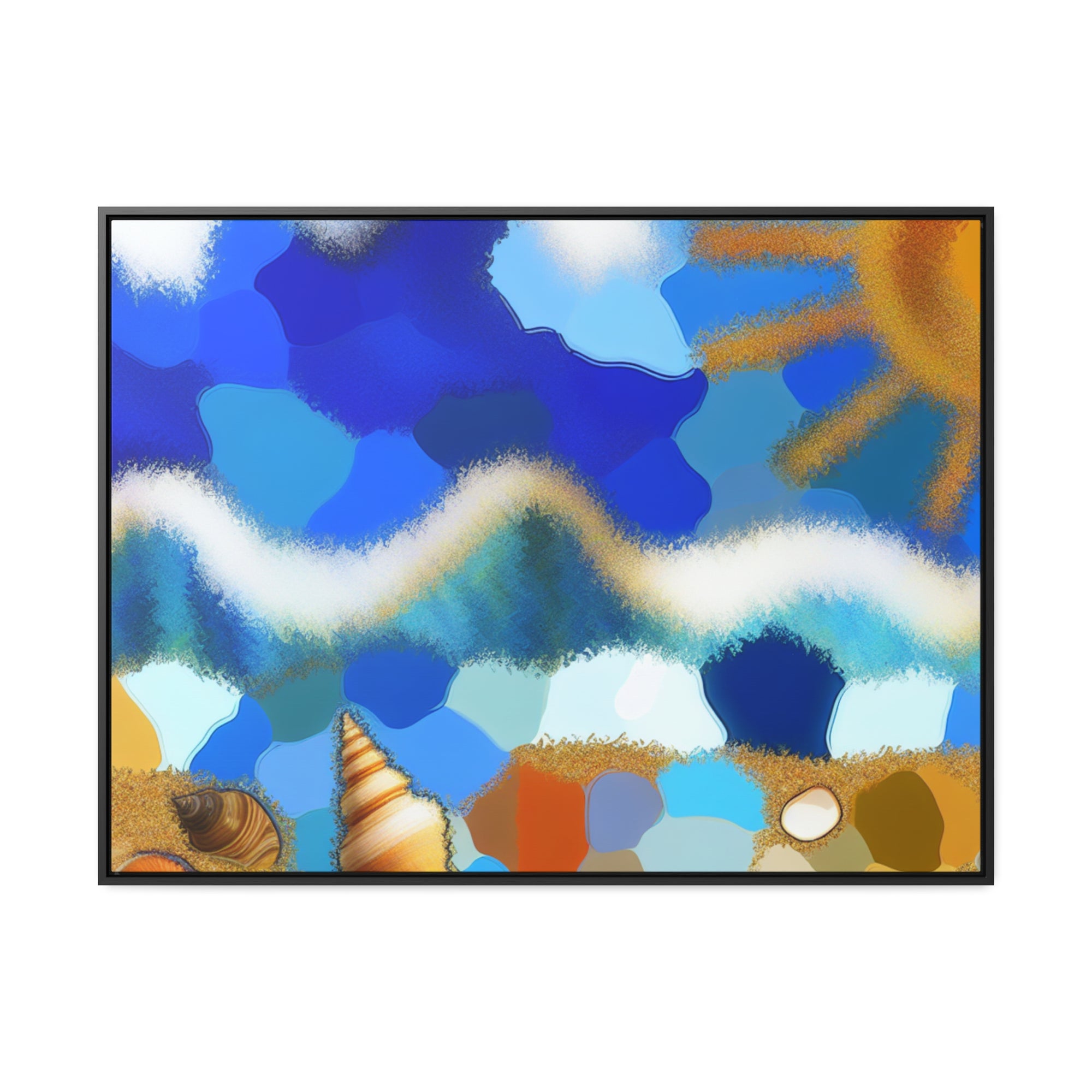 Tidal Dreams and Sunlight | Framed Canvas