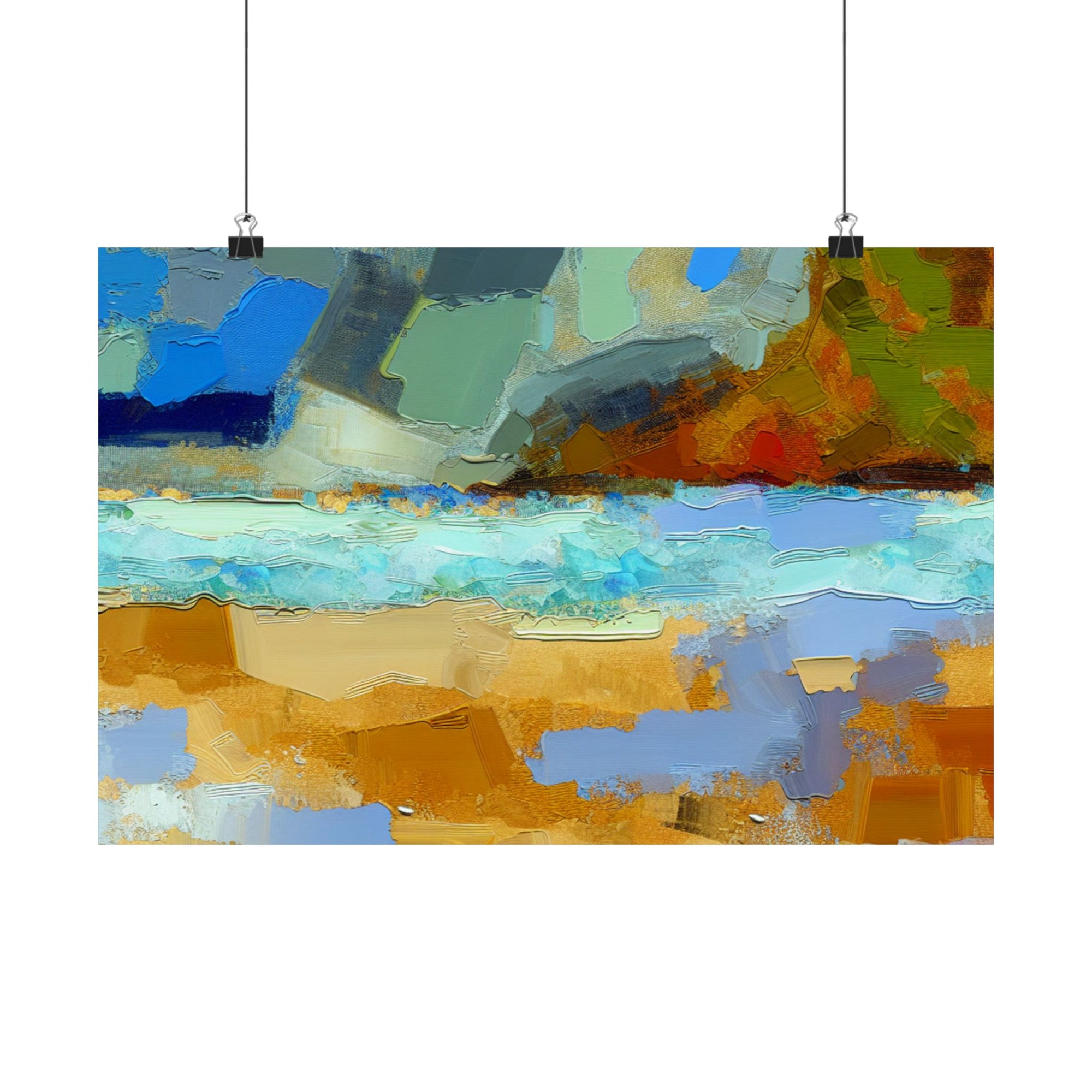 Seaside Reverie | Satin Print