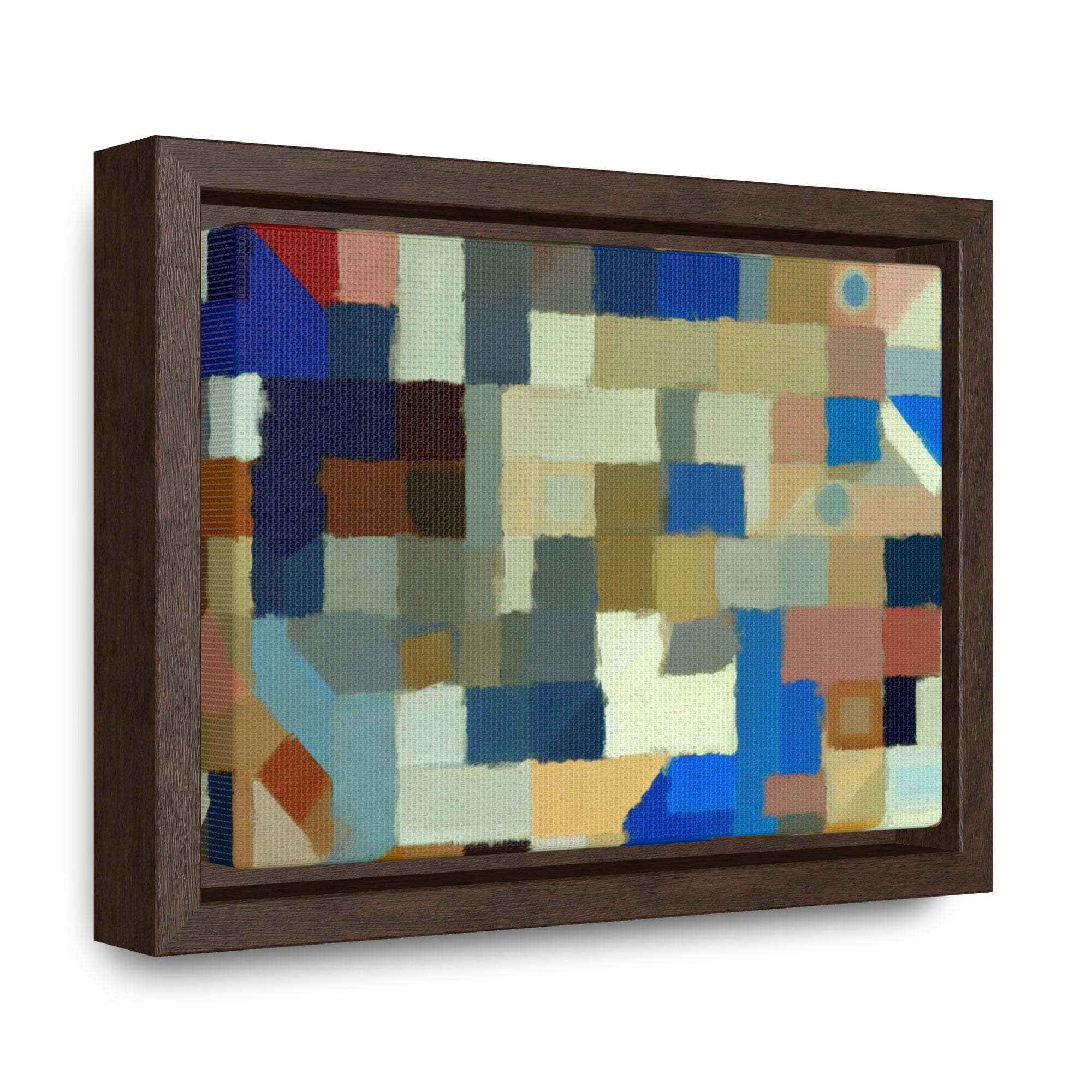 Fractured Symphony of Color | Framed Canvas