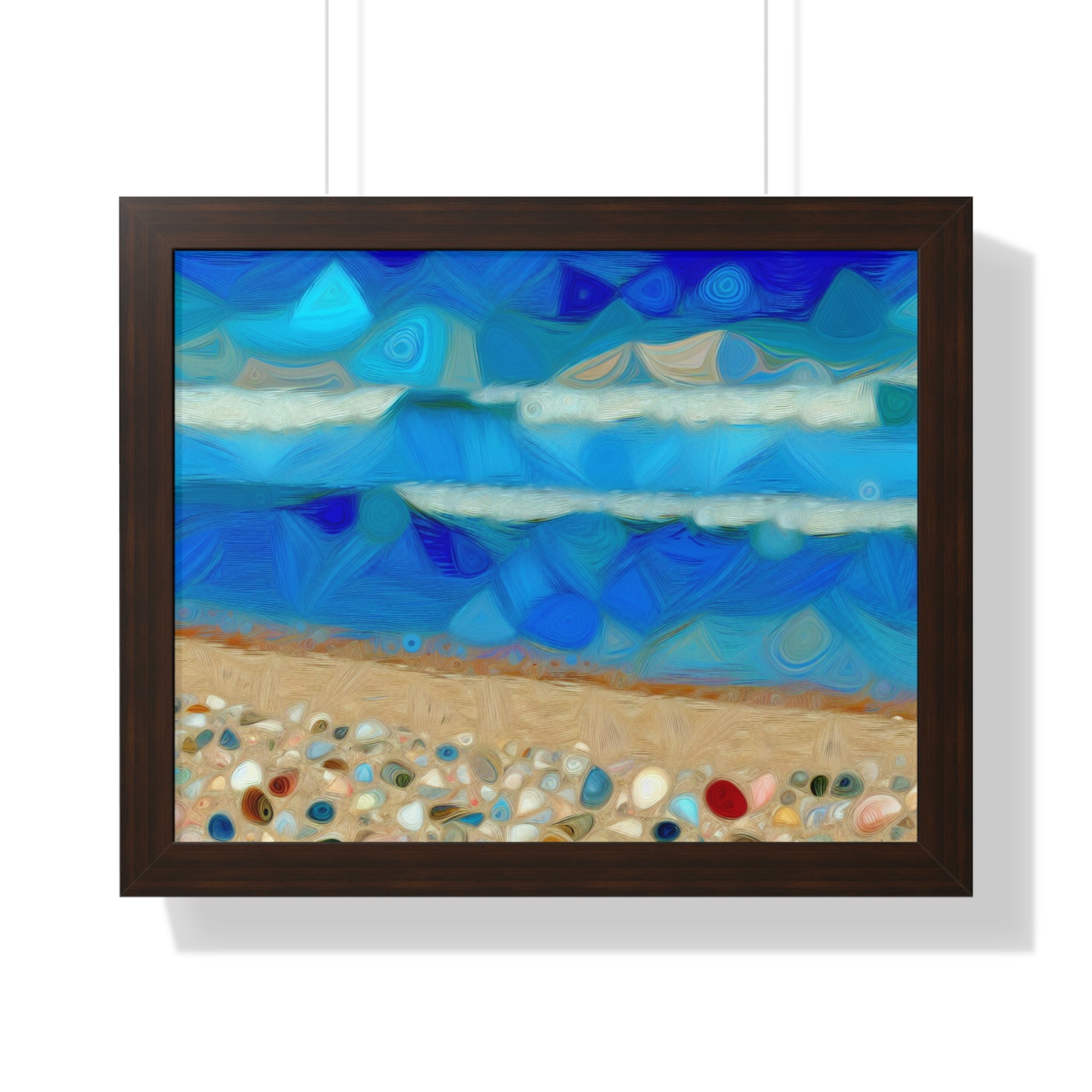 Whispers of Tidal Serenity | Framed Print