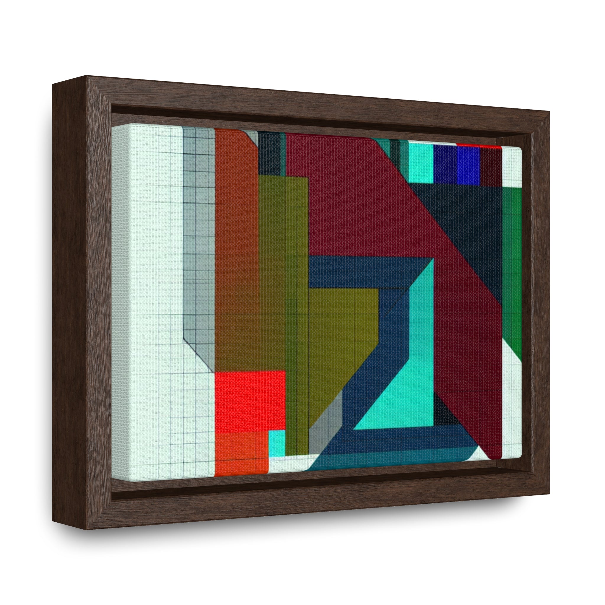 Fractured Harmony and Motion | Framed Canvas