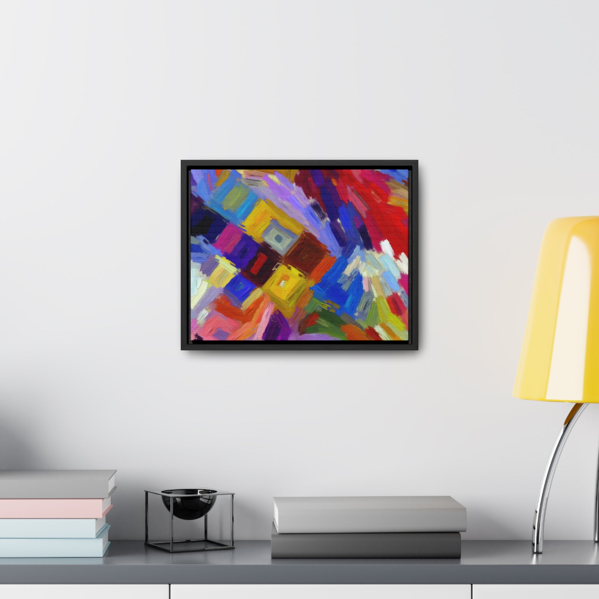 Chromatic Serenade | Framed Canvas