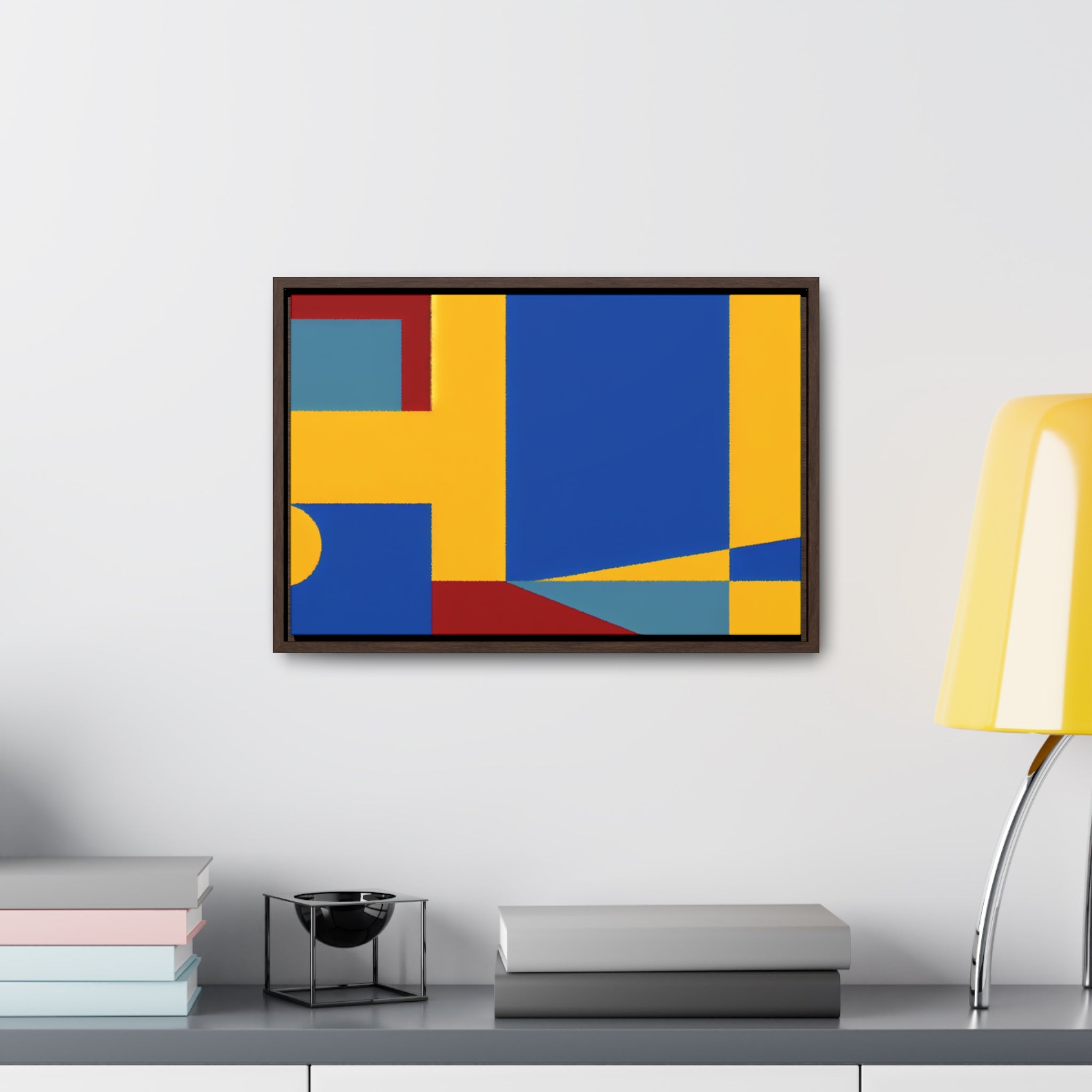 Chromatic Harmony and Motion | Framed Canvas