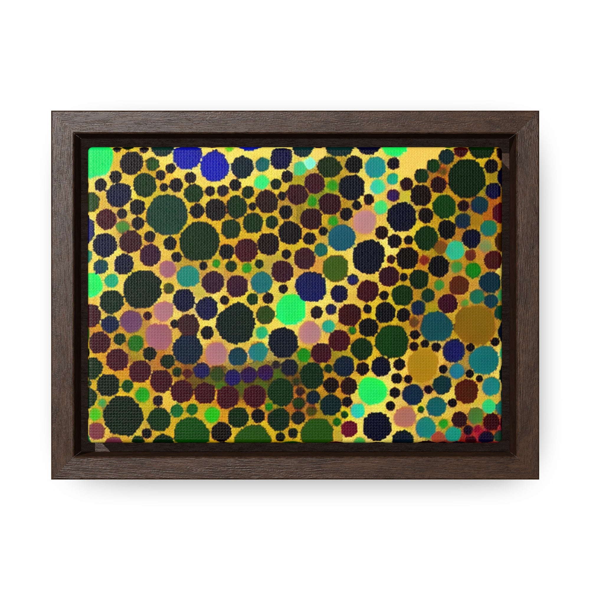 Circles of Cosmic Flow | Framed Canvas