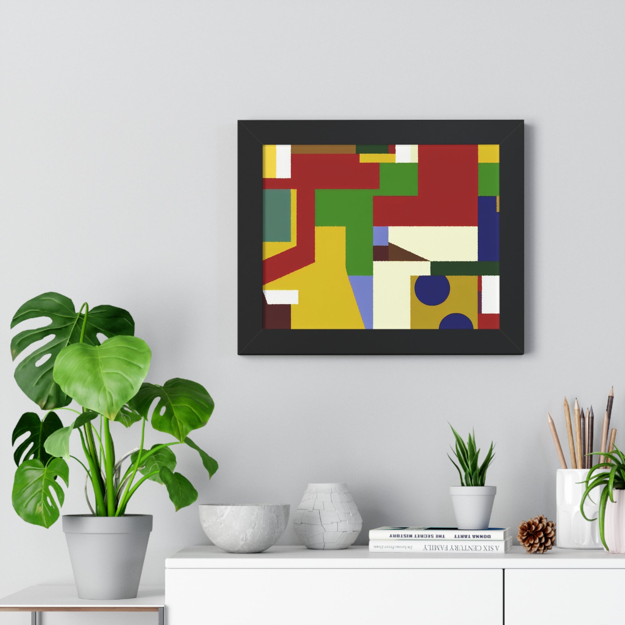 Geometric Harmony Unleashed | Framed Print