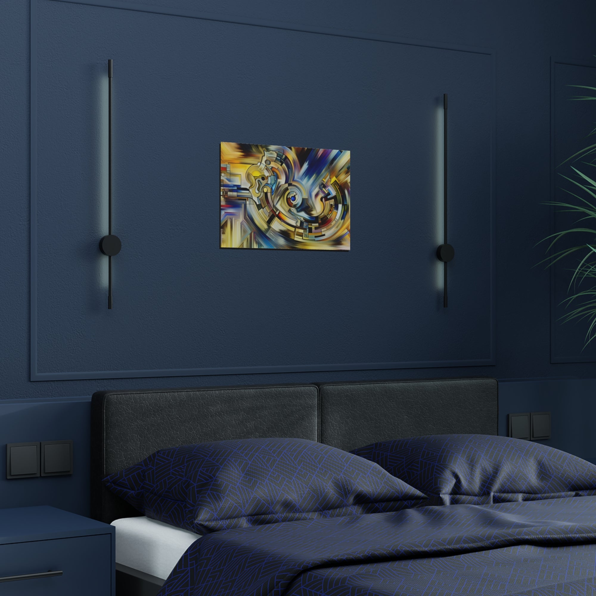 Kinetic Symphony of Chaos | Satin Print