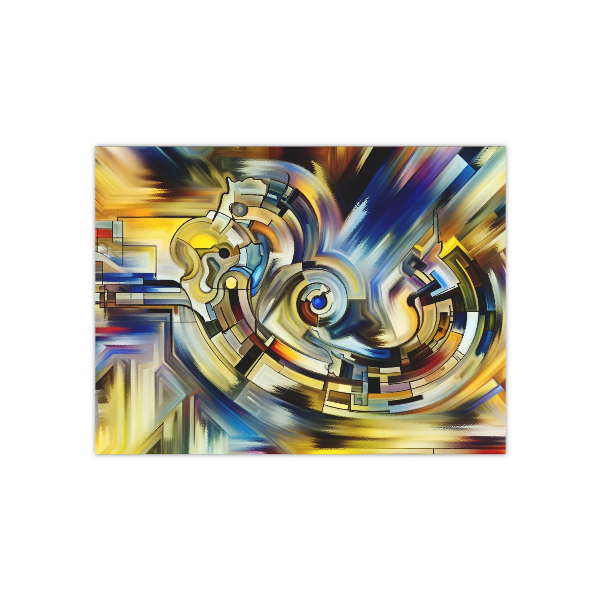 Kinetic Symphony of Chaos | Satin Print