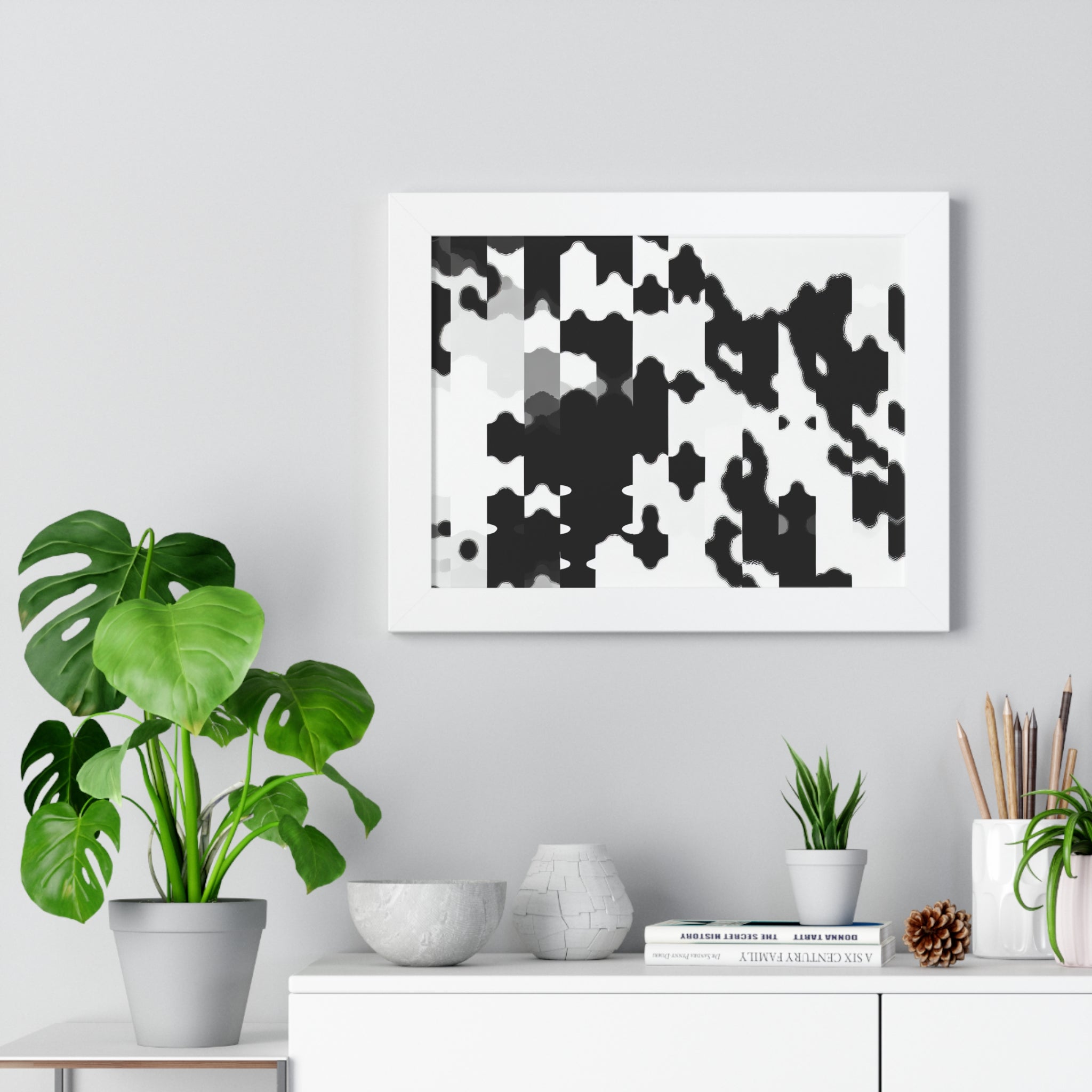 Tension in Monochrome | Framed Print