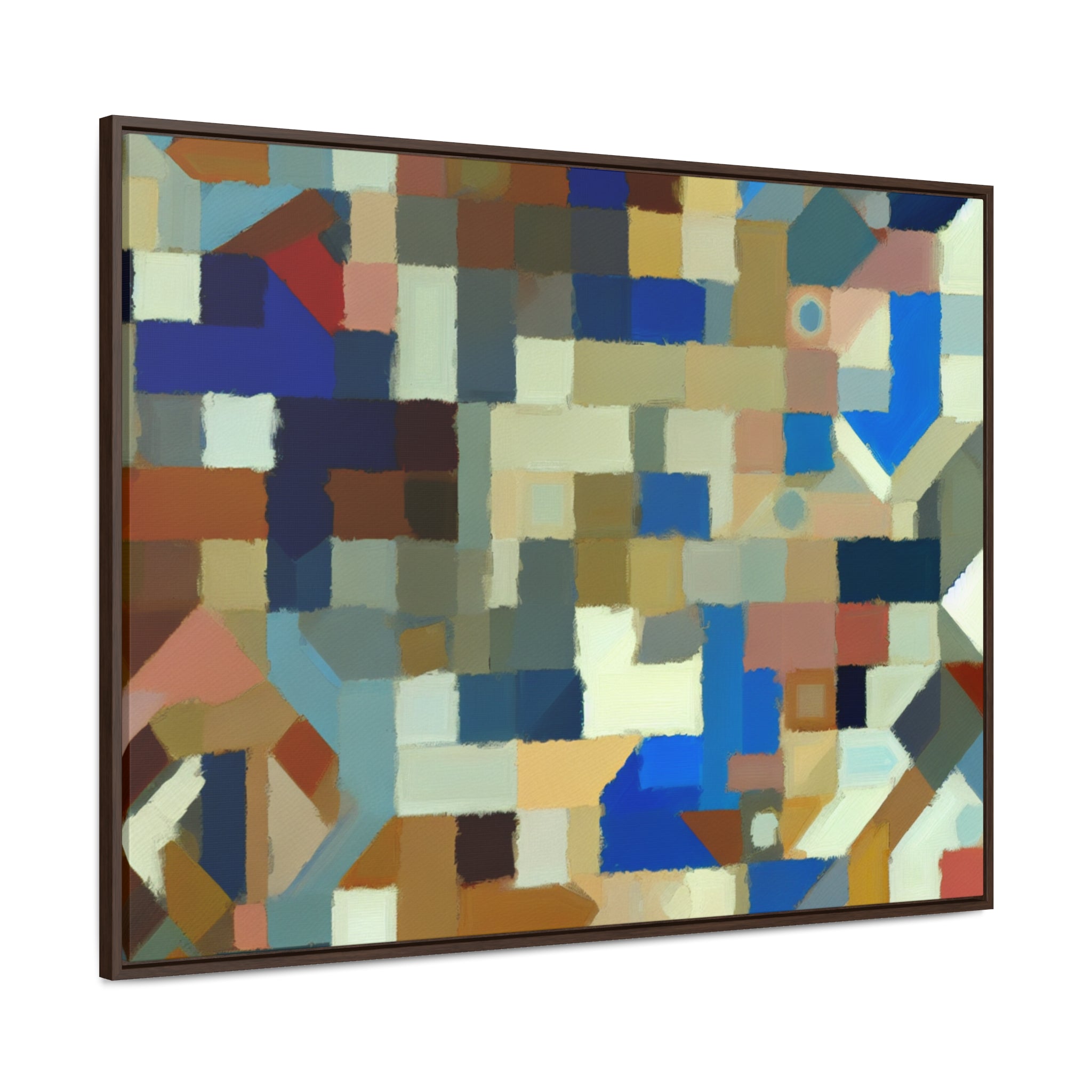 Fractured Symphony of Color | Framed Canvas