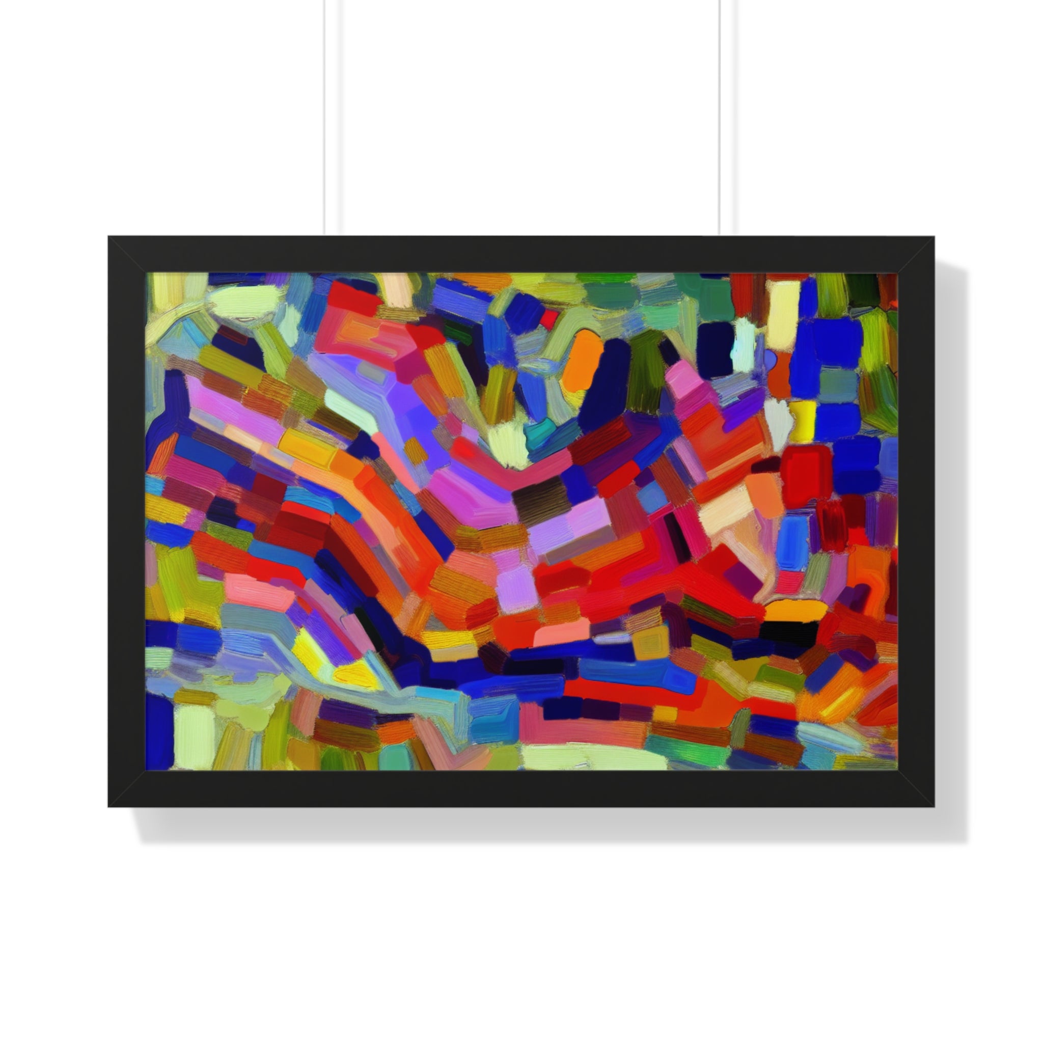 Vivid Echoes in Motion | Framed Print